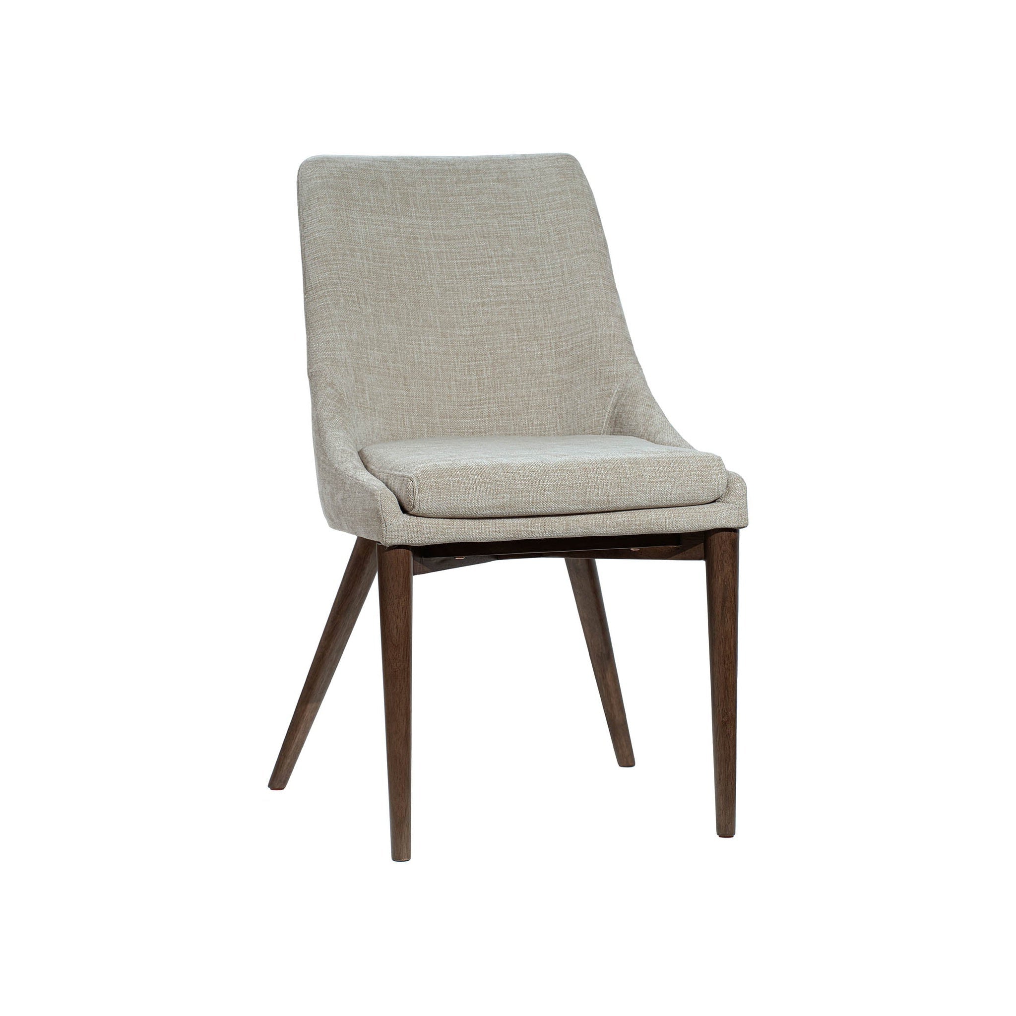 FLOOR MODEL - Frits Dining Chair - set of 2 - Taupe/Dark Brown FURNITURE - floor model LH IMPORTS Taupe Dark Brown