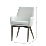 Frits Dining Armchair - set of 2 FURNITURE - dining chairs LH IMPORTS