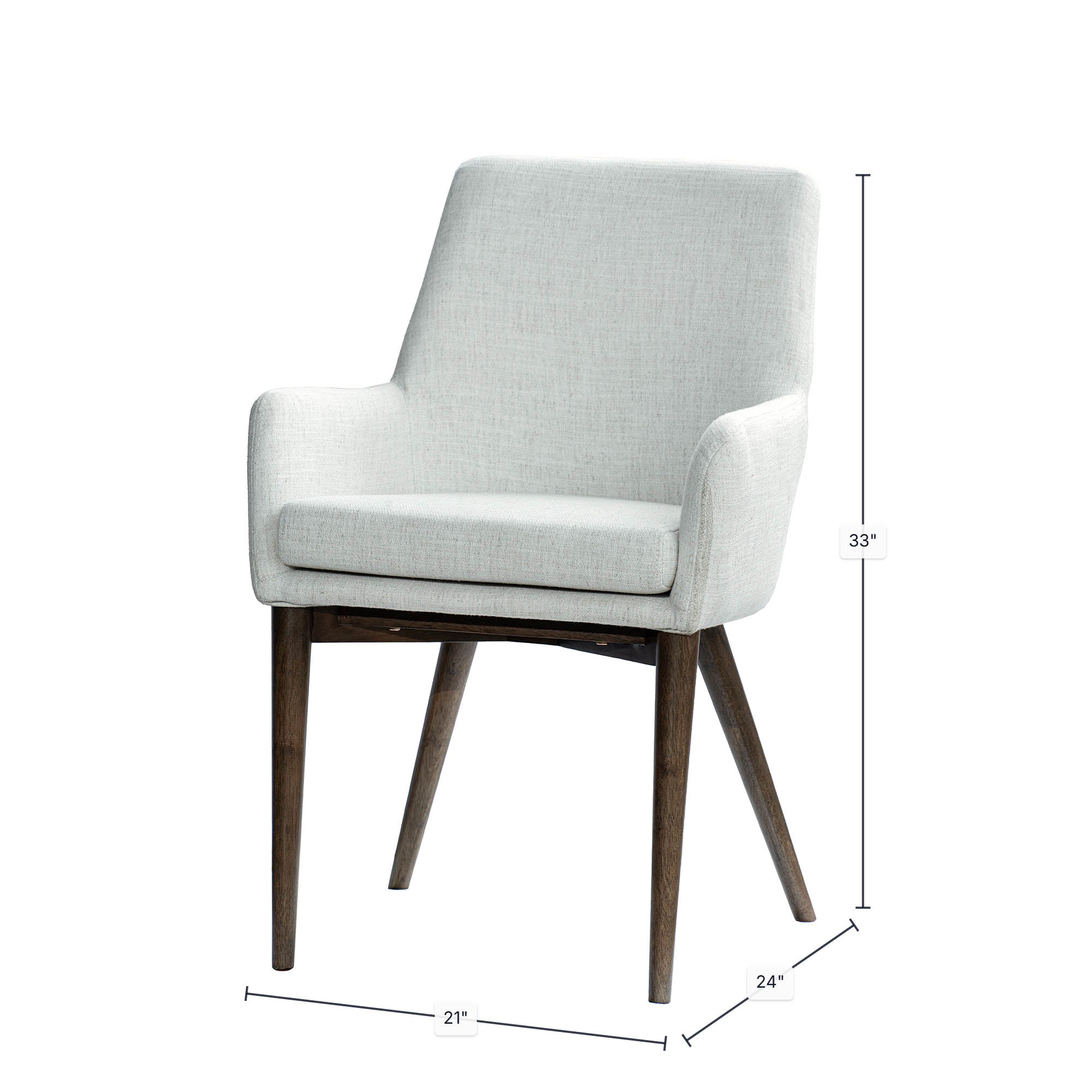 Frits Dining Armchair - set of 2 FURNITURE - dining chairs LH IMPORTS
