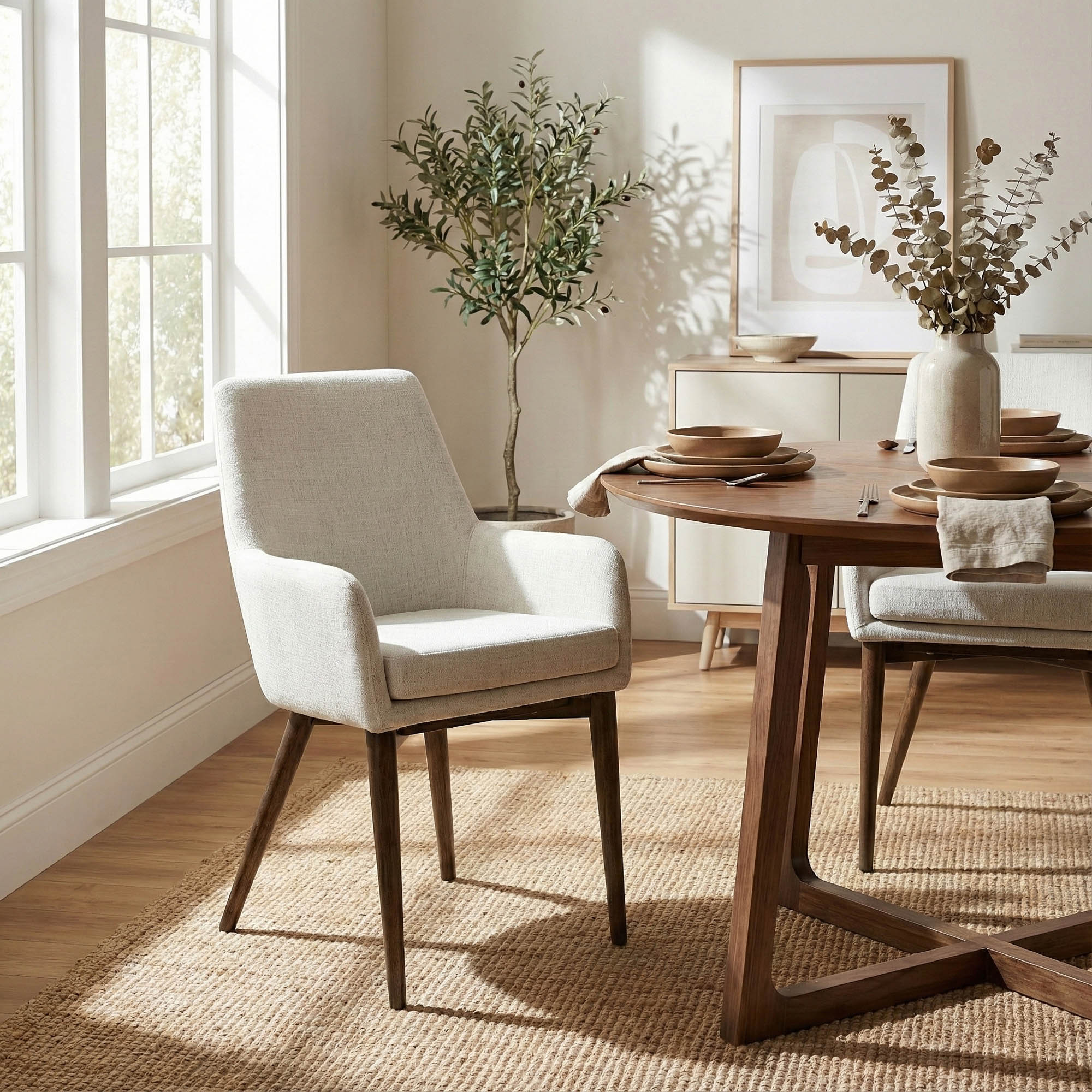 Frits Dining Armchair - set of 2 FURNITURE - dining chairs LH IMPORTS