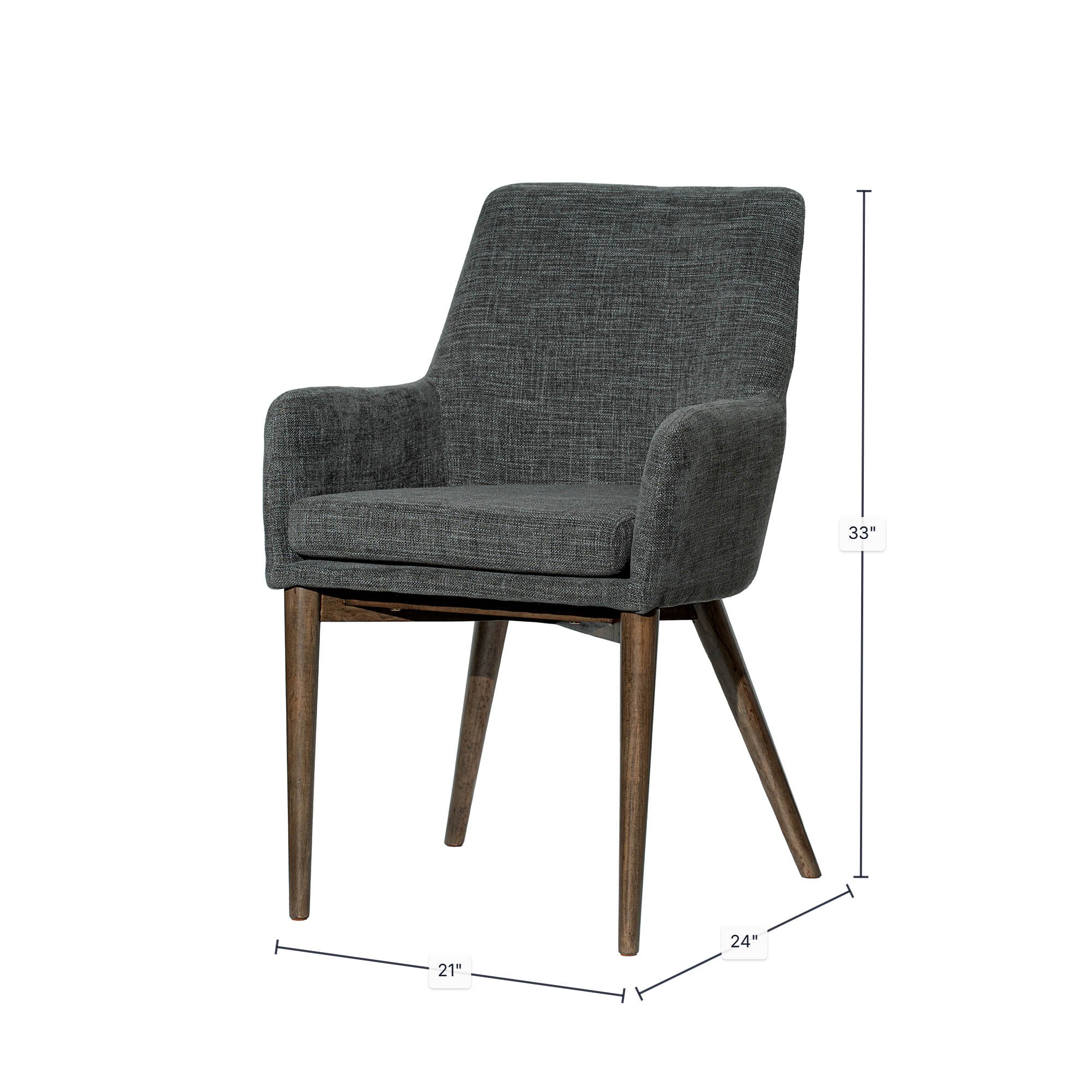 Frits Dining Armchair - set of 2 FURNITURE - dining chairs LH IMPORTS