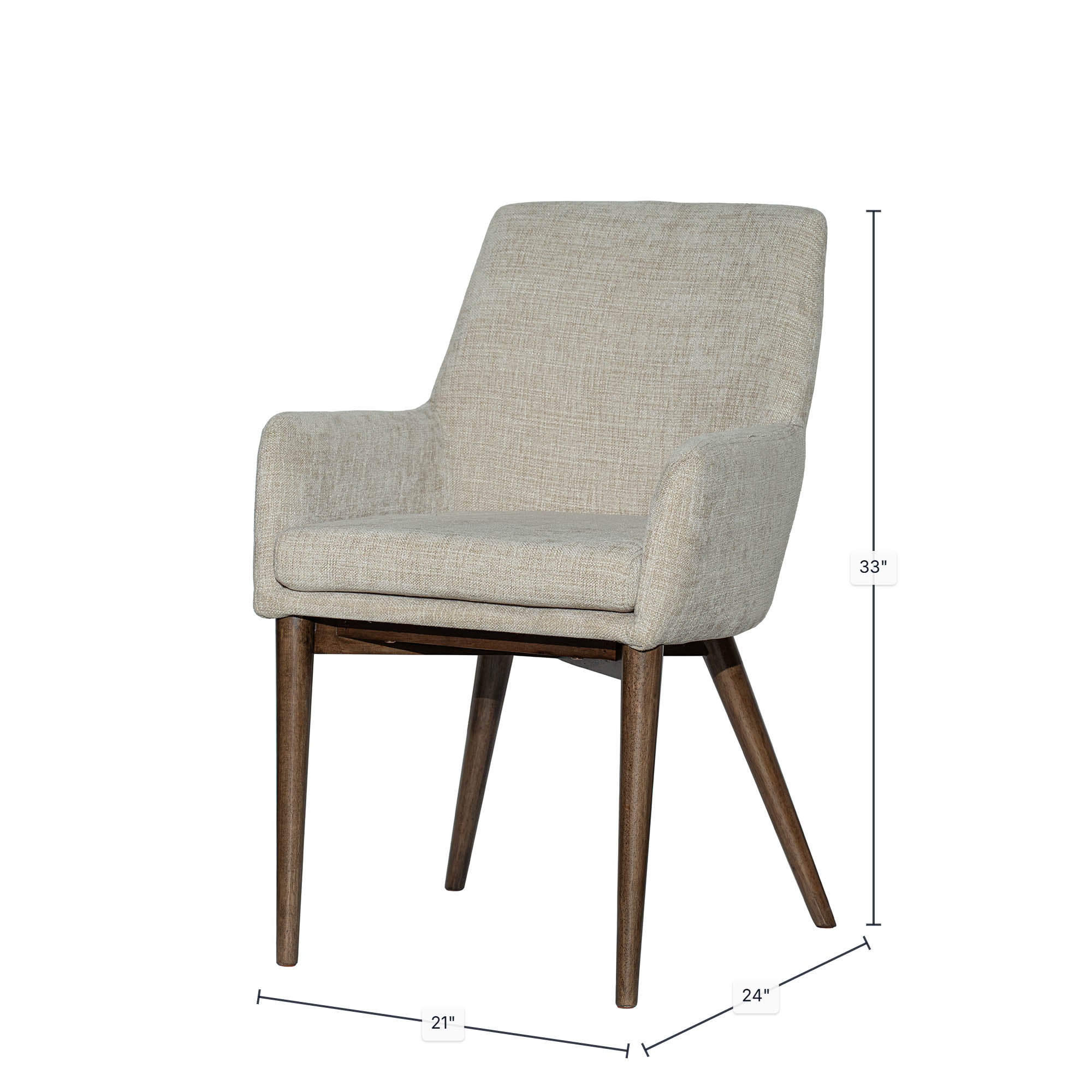 Frits Dining Armchair - set of 2 FURNITURE - dining chairs LH IMPORTS