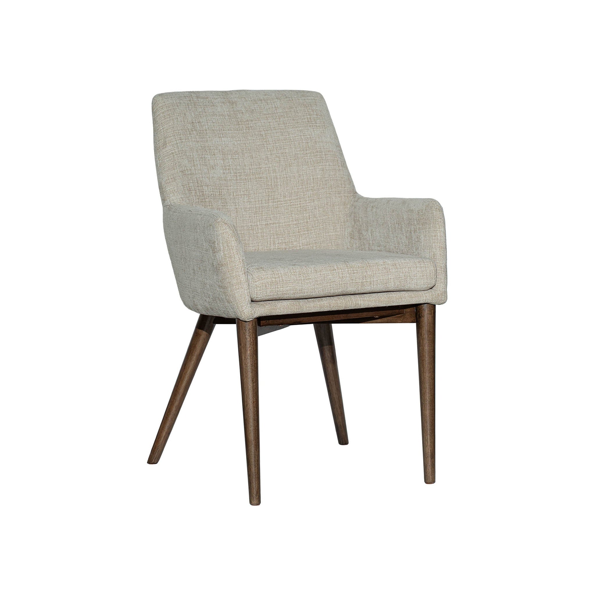 Frits Arm Dining Chair FURNITURE - dining chairs LH IMPORTS Taupe