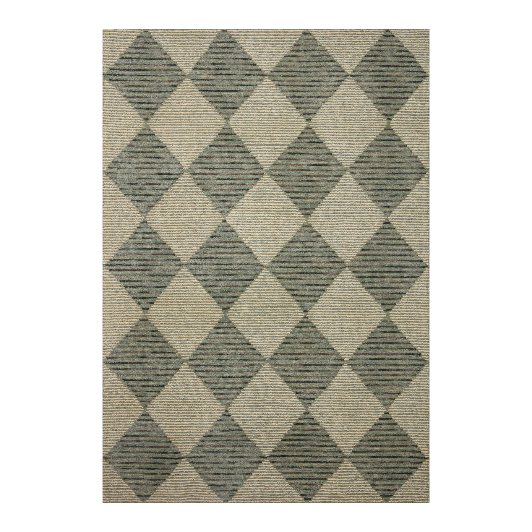 Chris Loves Julia x Loloi Francis Spa / Granite Rug Rugs Loloi 18" x 18" (SAMPLE)