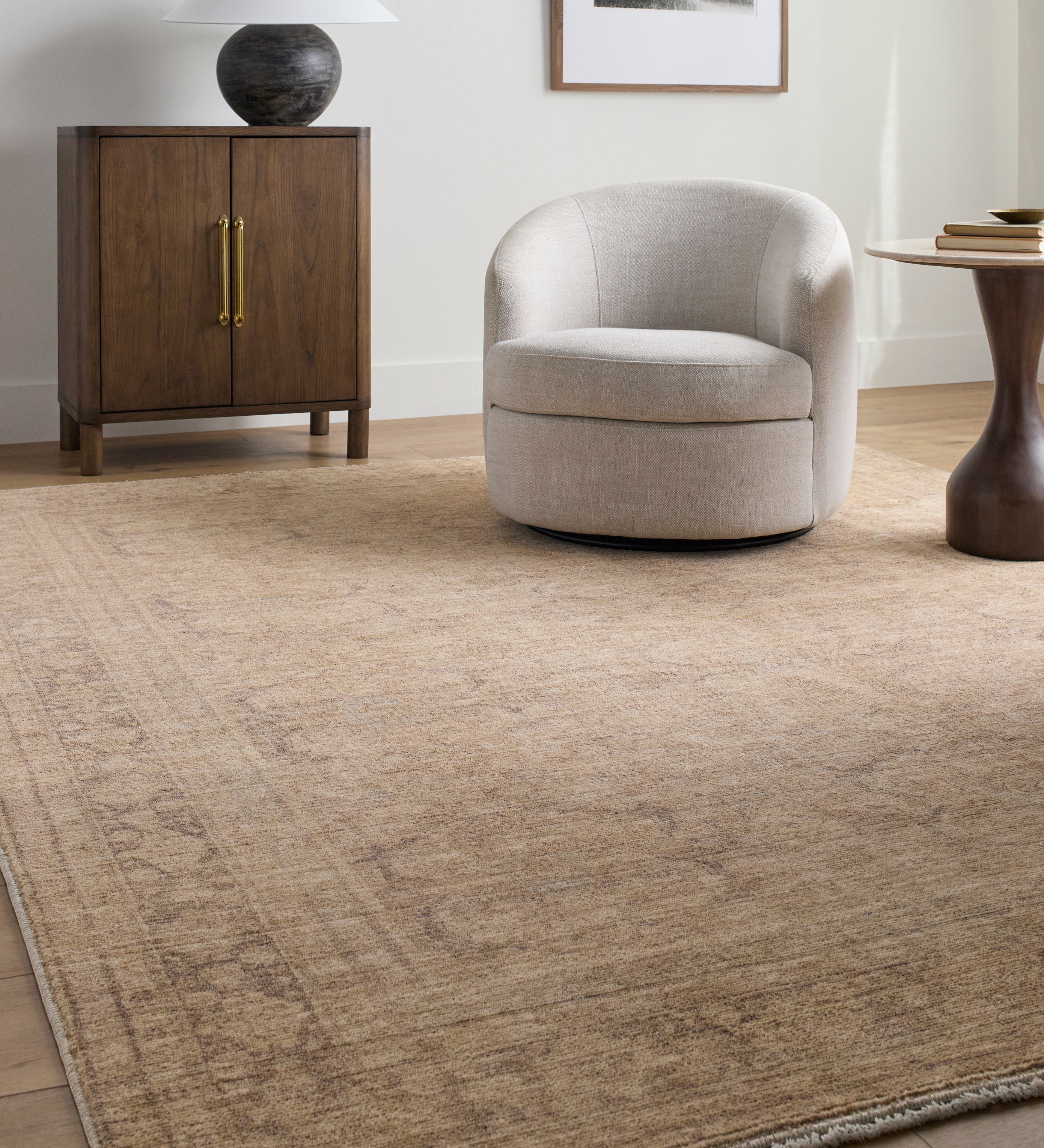 Fetscher Sand / Sage Rug RUGS - synthetic Surya