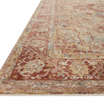 Loloi Gaia Gold / Brick Rug No.2 RUGS - synthetic Loloi 18" x 18"