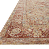 Loloi Gaia Gold / Brick Rug No.2 RUGS - synthetic Loloi 18" x 18"