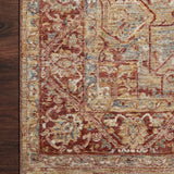 Loloi Gaia Gold / Brick Rug No.2 RUGS - synthetic Loloi 18" x 18"