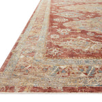 Loloi Gaia Gold / Brick Rug No.2 RUGS - synthetic Loloi