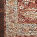 Loloi Gaia Gold / Brick Rug No.2 RUGS - synthetic Loloi