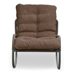 Lyrik Outdoor Rocking Chair Furniture - Occasional Chairs Moe's Furniture Brown