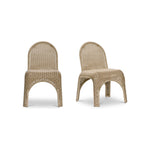 Kendy Outdoor Dining Chair - Set of Two Furniture - Dining Chairs Moe's Furniture Natural