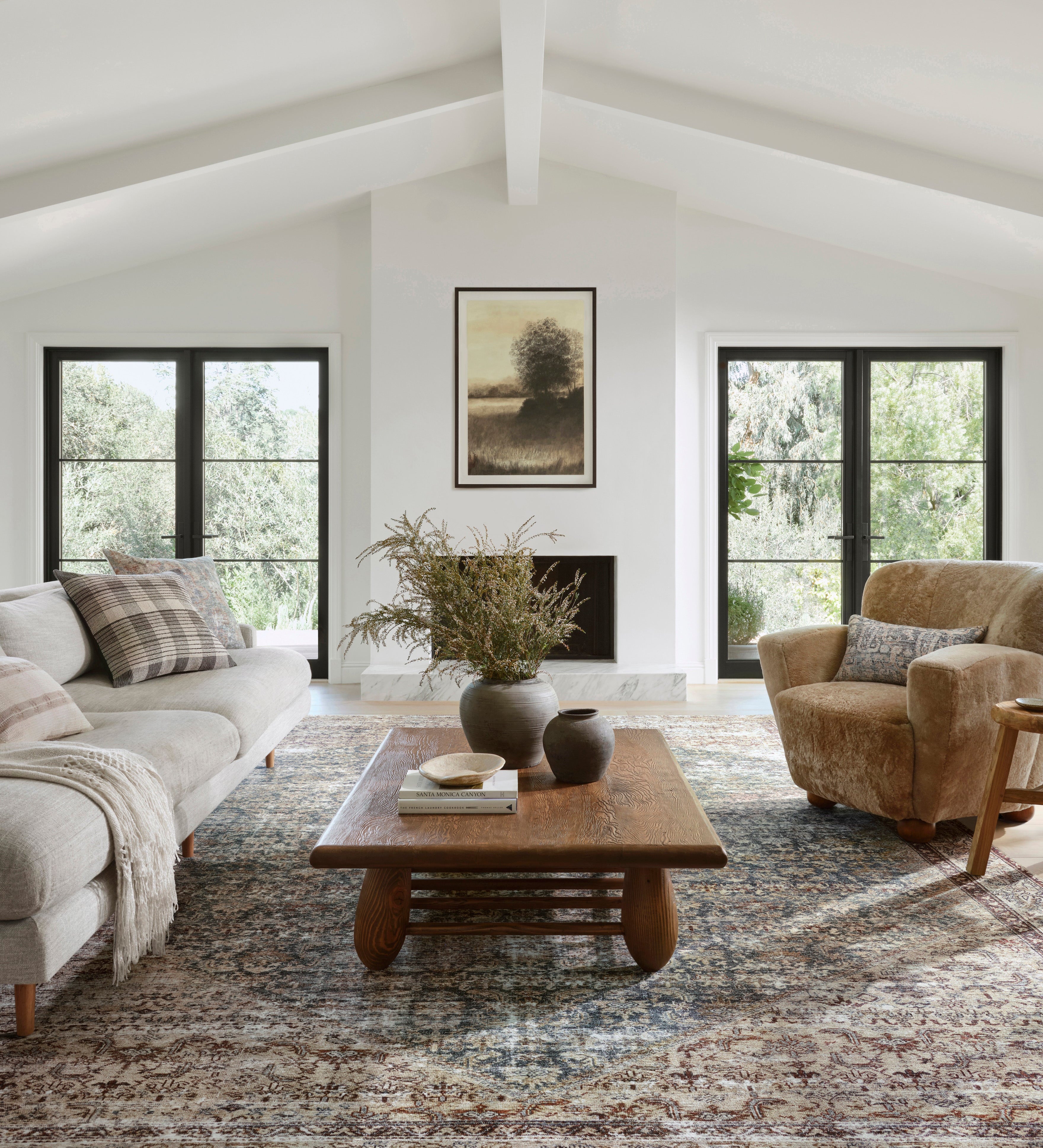 Amber Lewis x Loloi Georgie Teal / Antique Rug 0-patterned rugs Loloi