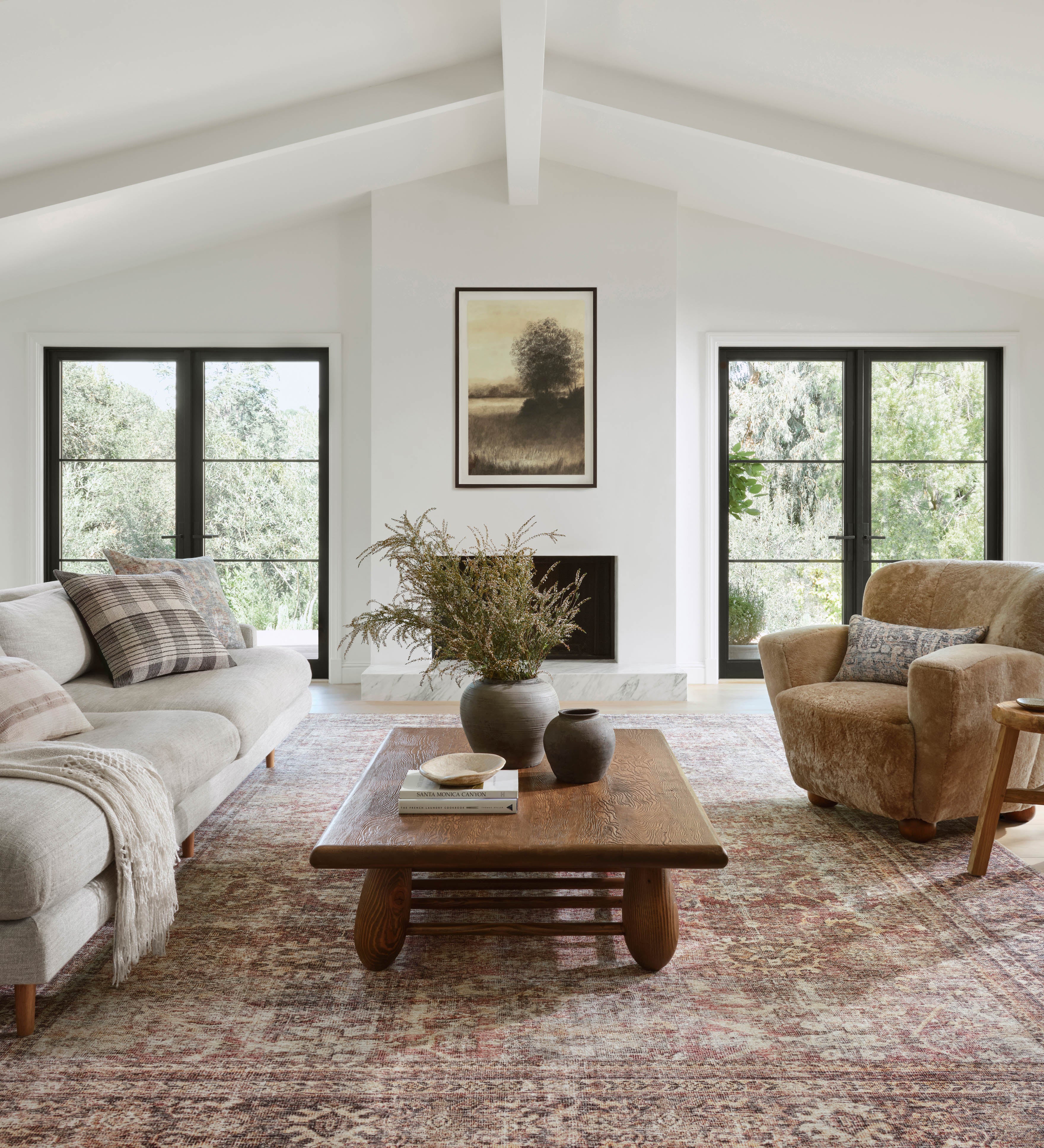 Amber Lewis x Loloi Georgie Bordeaux / Antique Rug 0-patterned rugs Loloi