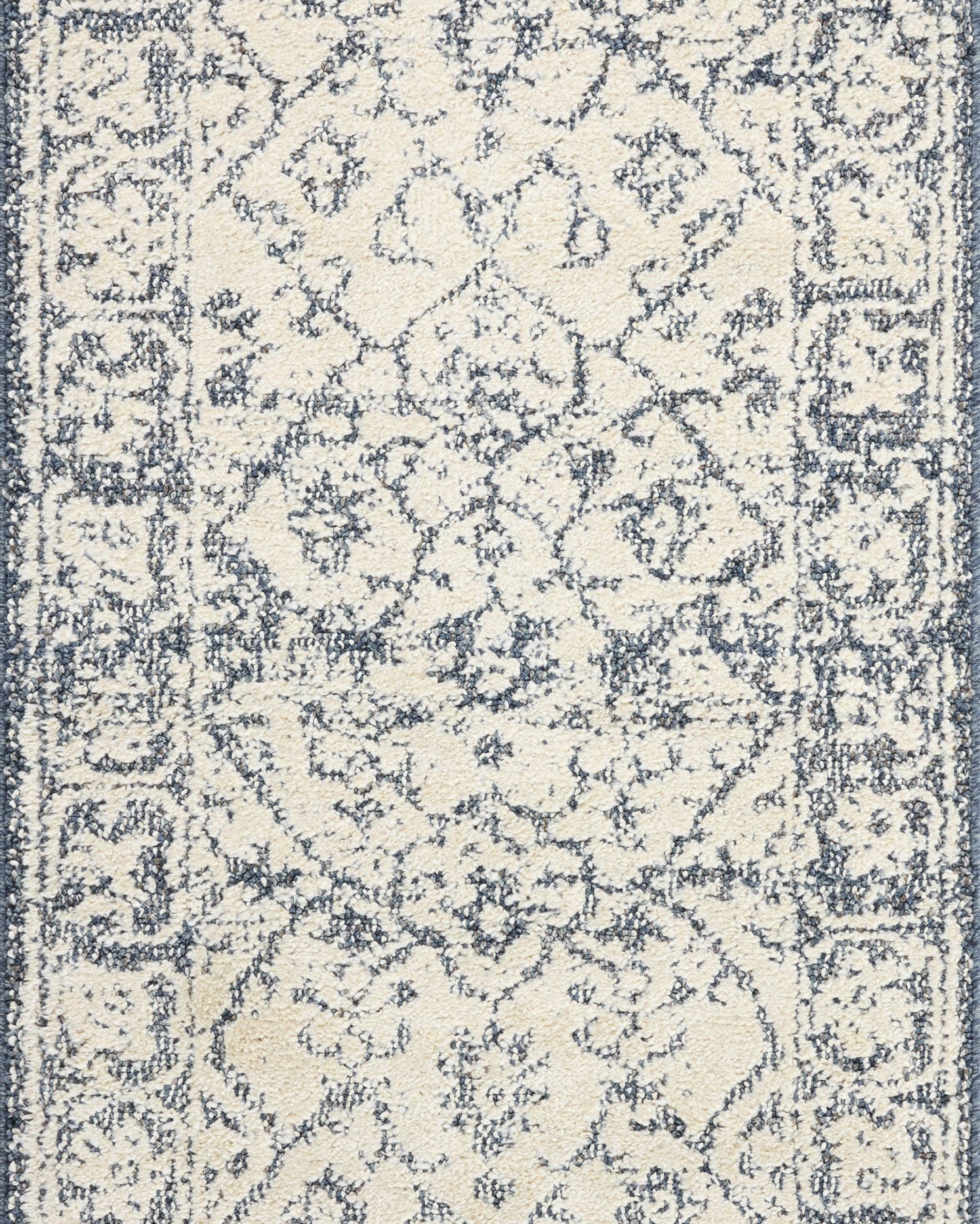 Magnolia Home by Joanna Gaines x Loloi Gigi Ivory / Blue Rug 0-RUGS-patterned Loloi