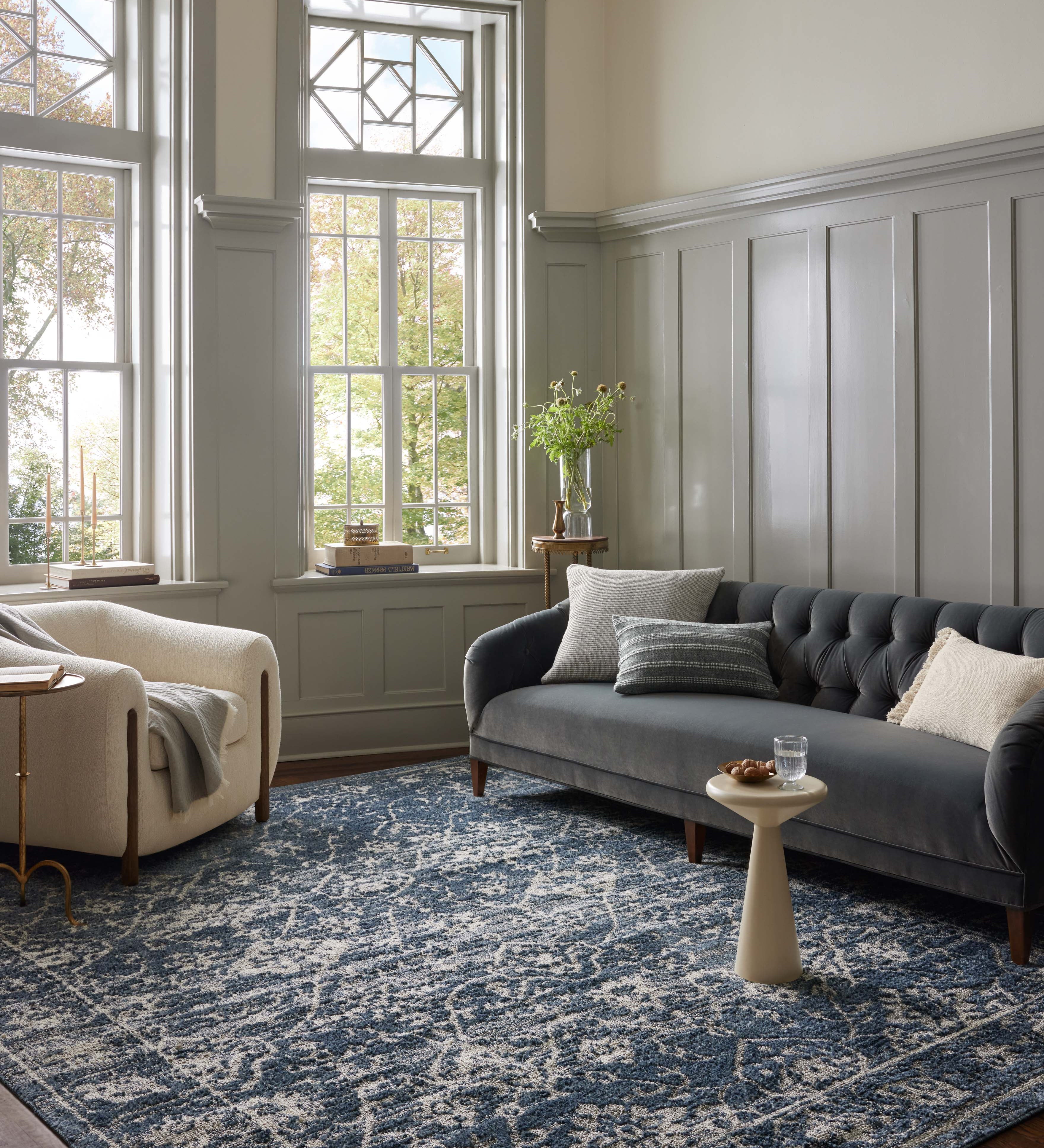 Joanna Gaines x Loloi Gigi Navy / Stone Rug