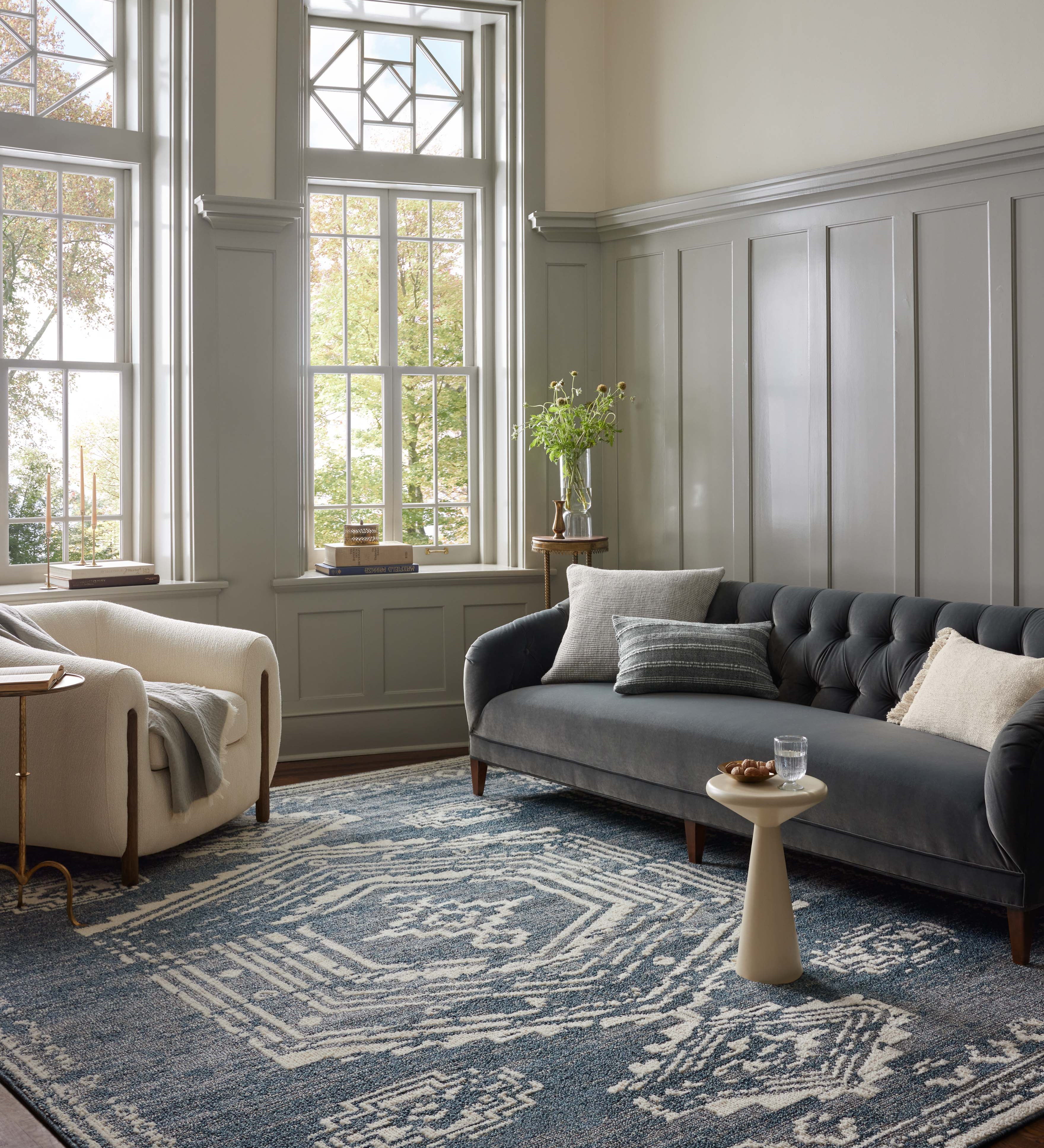 Joanna Gaines x Loloi Gigi Denim / Ivory Rug
