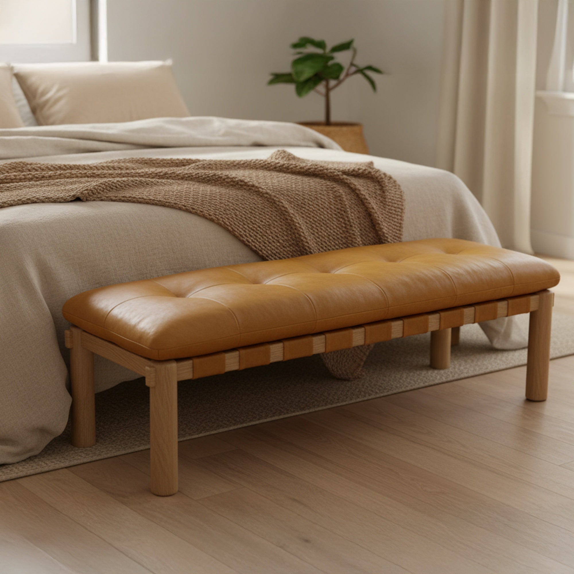 Costello Bench FURNITURE - benches Moe's Furniture