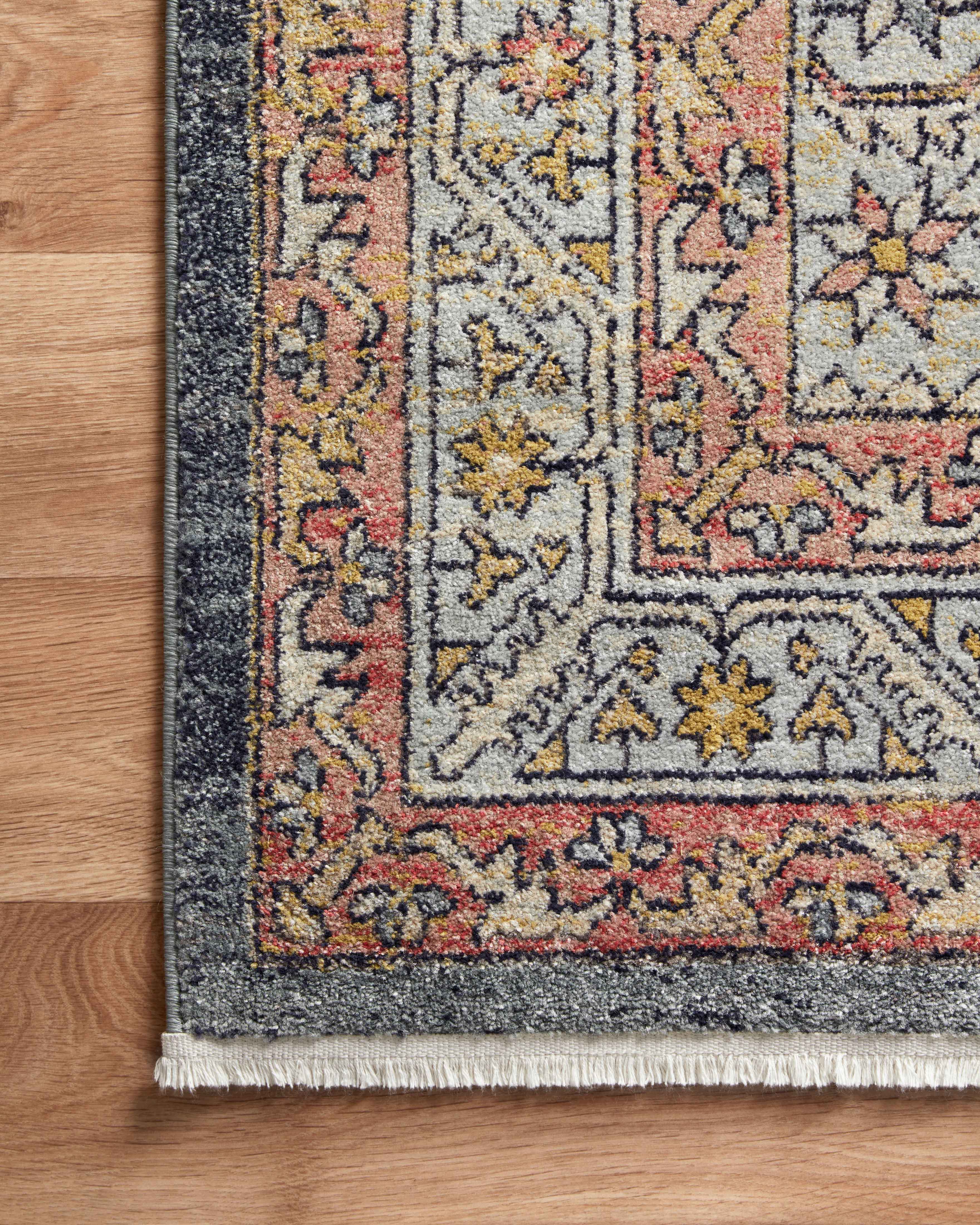 Magnolia Home By Joanna Gaines x Loloi Graham Blue / Persimmon Rug Loloi