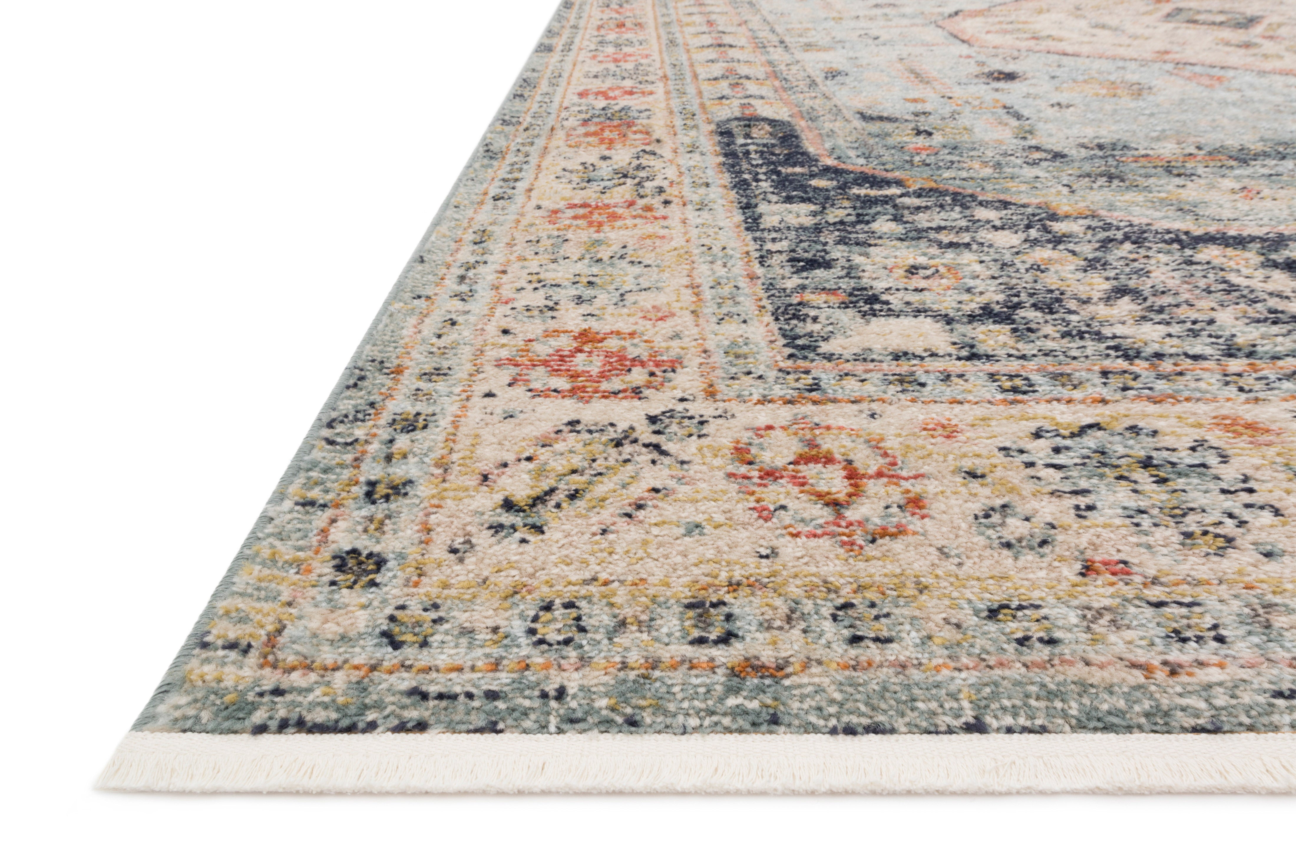 Magnolia Home By Joanna Gaines x Loloi Graham Blue / Ant. Ivory Rug Loloi