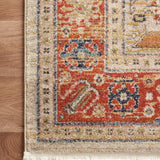 Magnolia Home By Joanna Gaines x Loloi Graham Persimmon / Ant.Ivory Rug Loloi