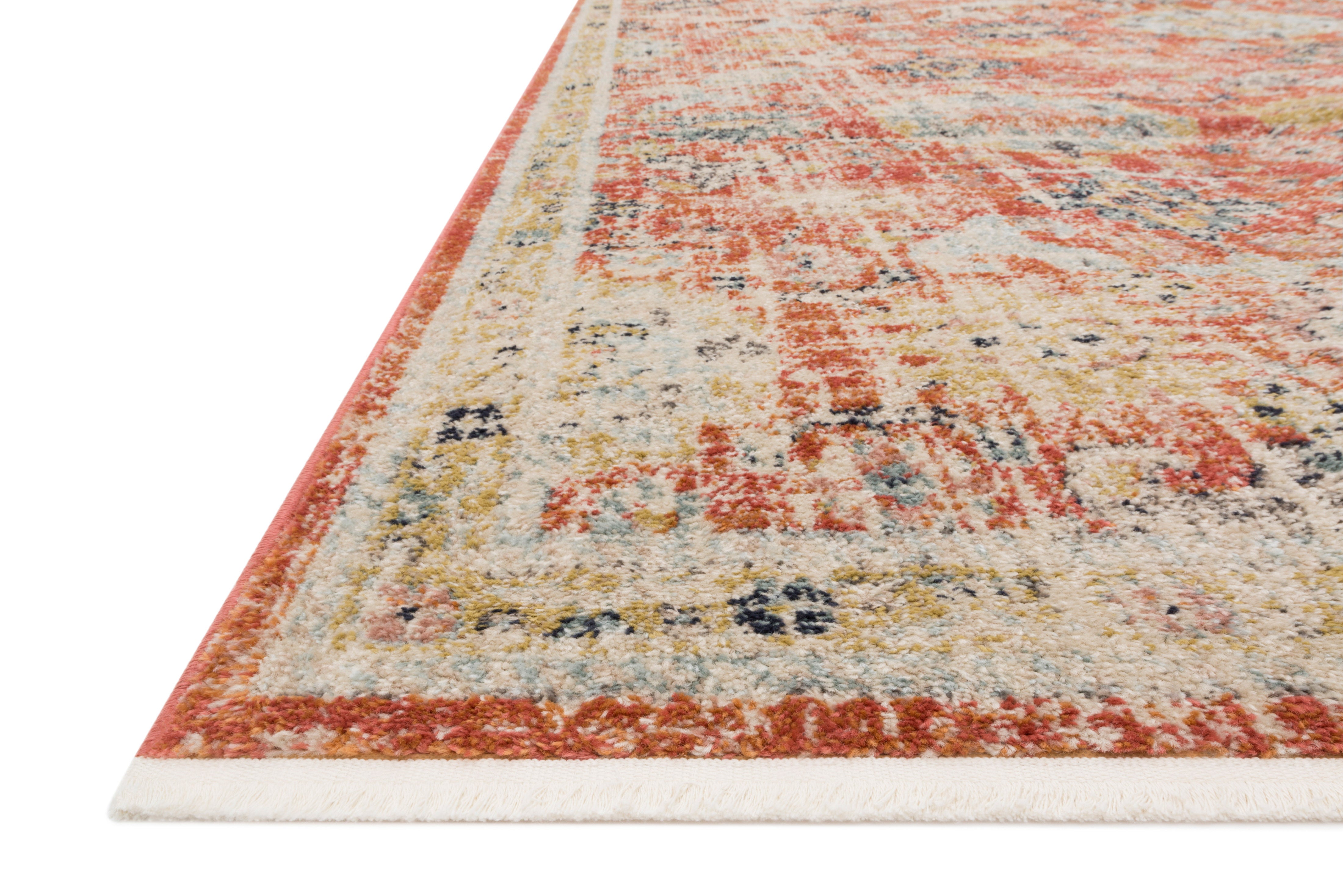 Magnolia Home By Joanna Gaines x Loloi Graham Persimmon / Multi Rug Loloi