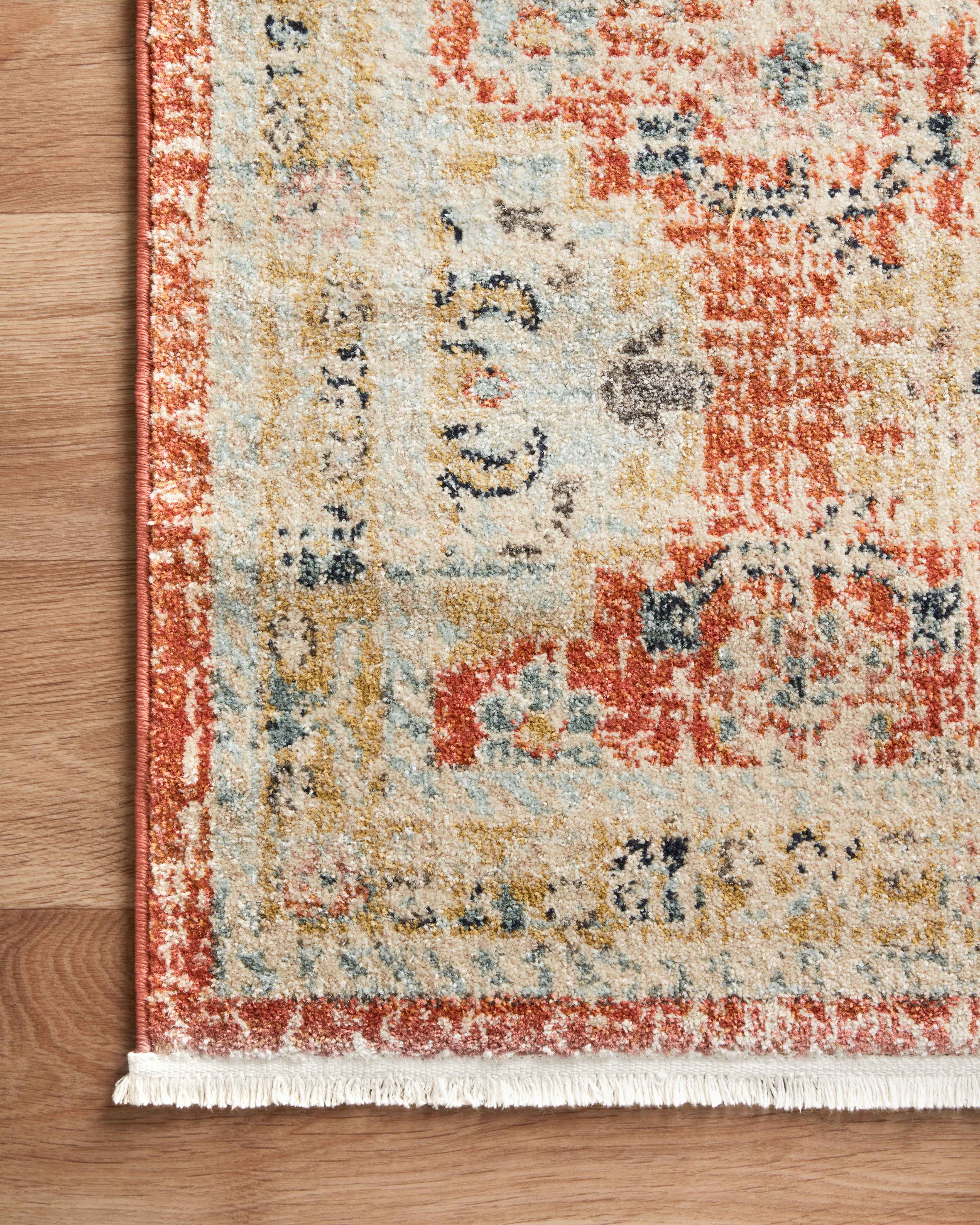 Magnolia Home By Joanna Gaines x Loloi Graham Persimmon / Multi Rug Loloi
