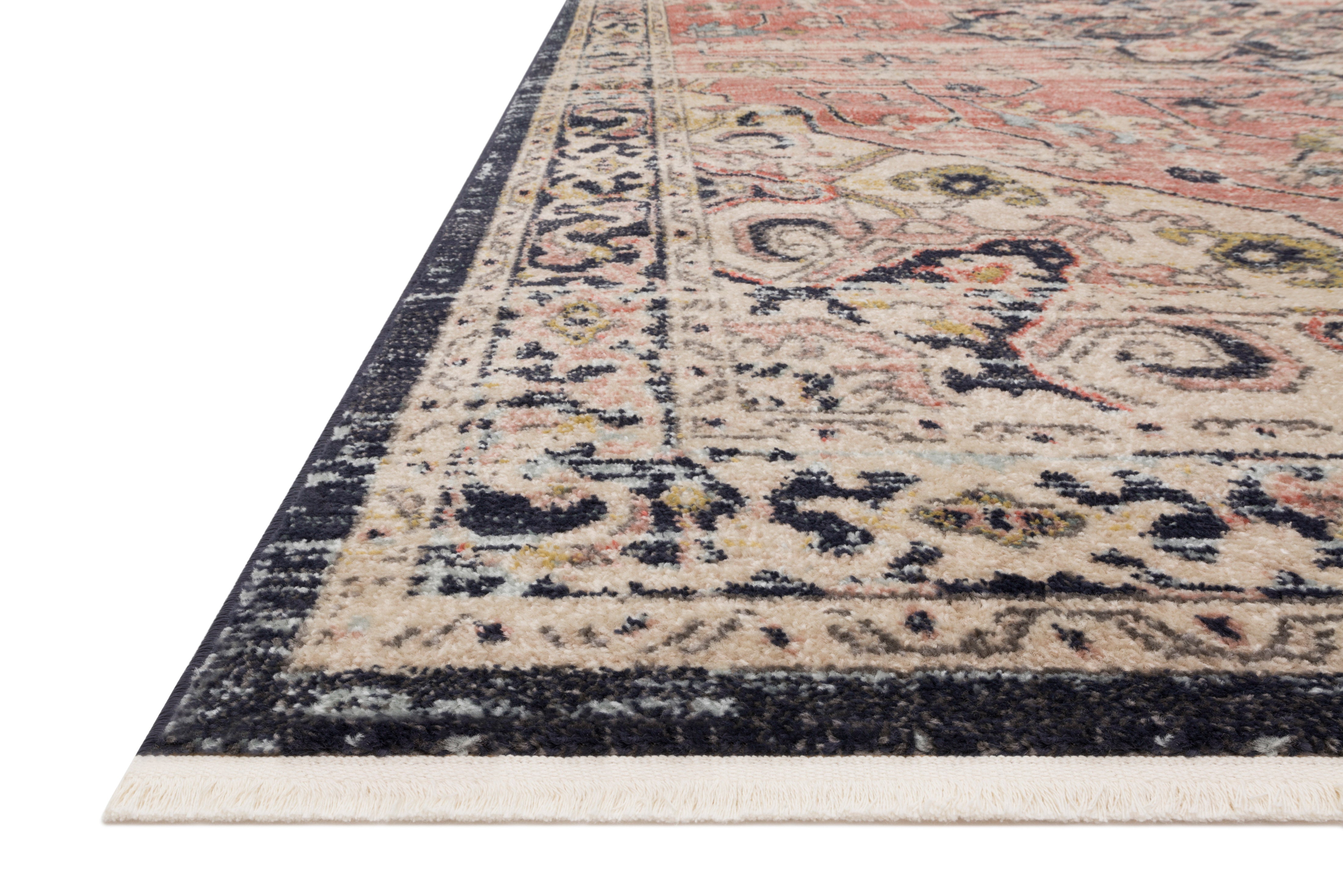 Magnolia Home By Joanna Gaines x Loloi Graham Coral / Navy Rug Loloi