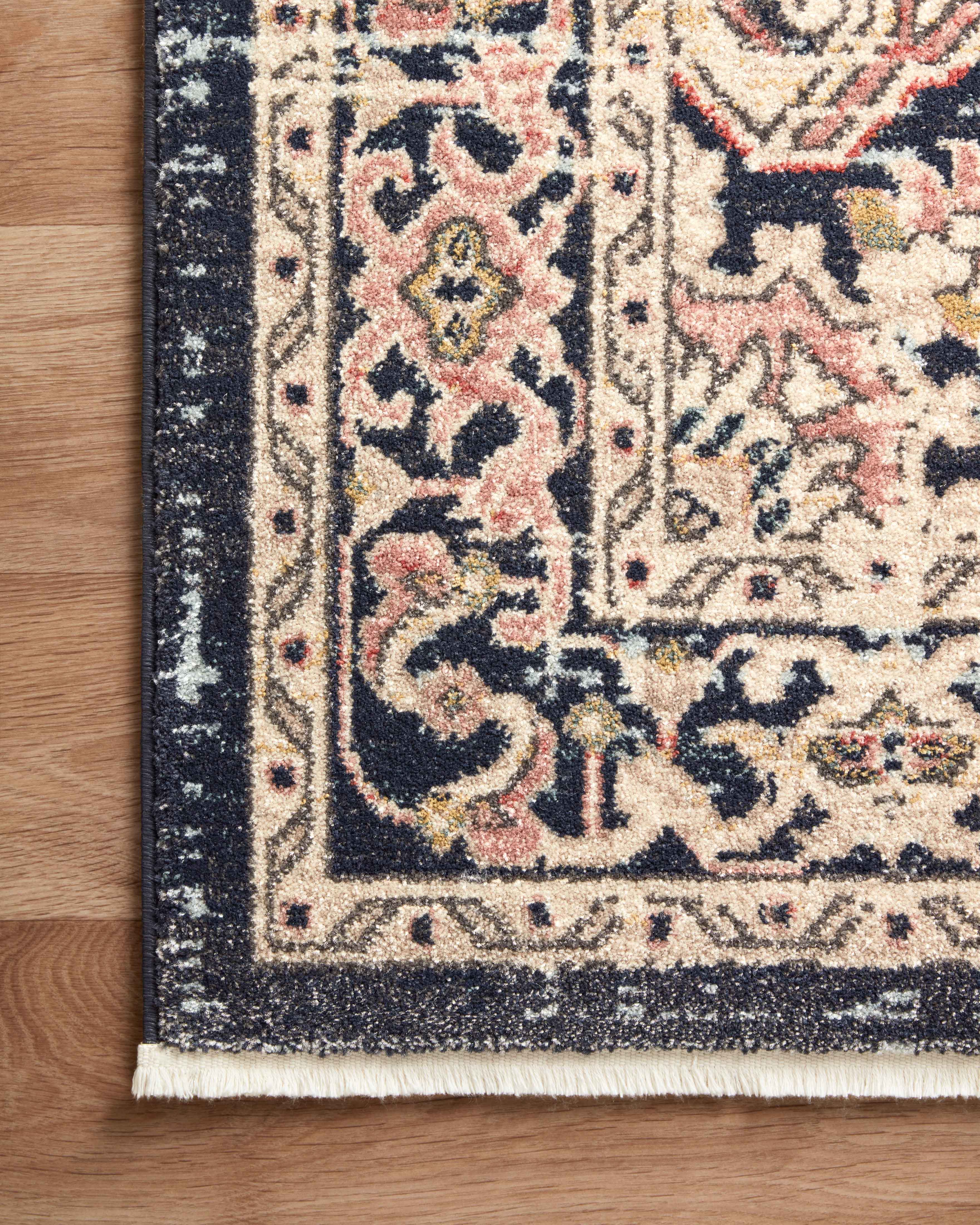 Magnolia Home By Joanna Gaines x Loloi Graham Coral / Navy Rug Loloi