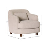 Genevieve Club Chair FURNITURE - accent chair LH IMPORTS