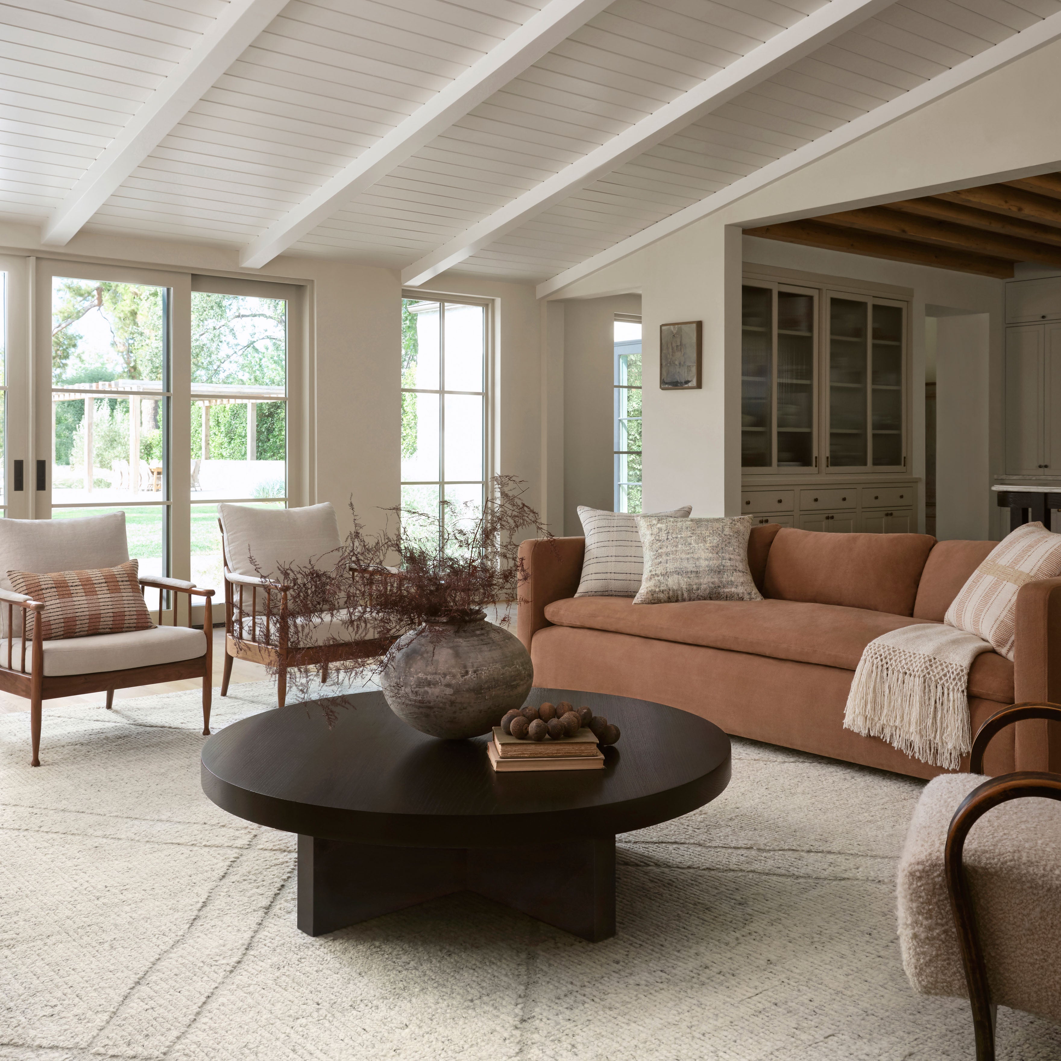 Amber Lewis x Loloi Gwyneth Ivory / Silver Rug 1- RUGS - wool Loloi