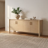 Willem 4 Door Sideboard FURNITURE - sideboard Moe's Furniture