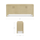 Willem 4 Door Sideboard FURNITURE - sideboard Moe's Furniture