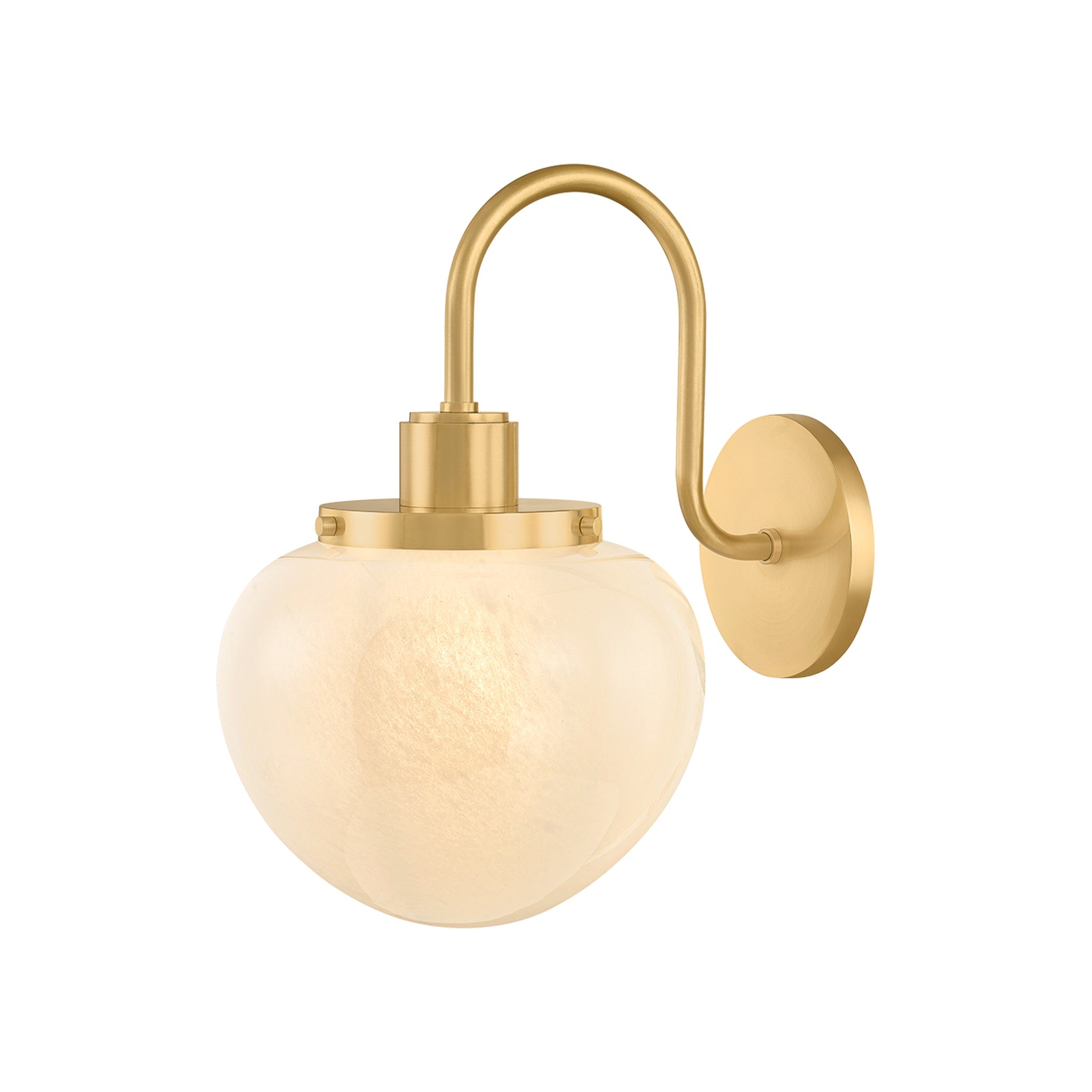 Kristen Wall Sconce, Aged Brass