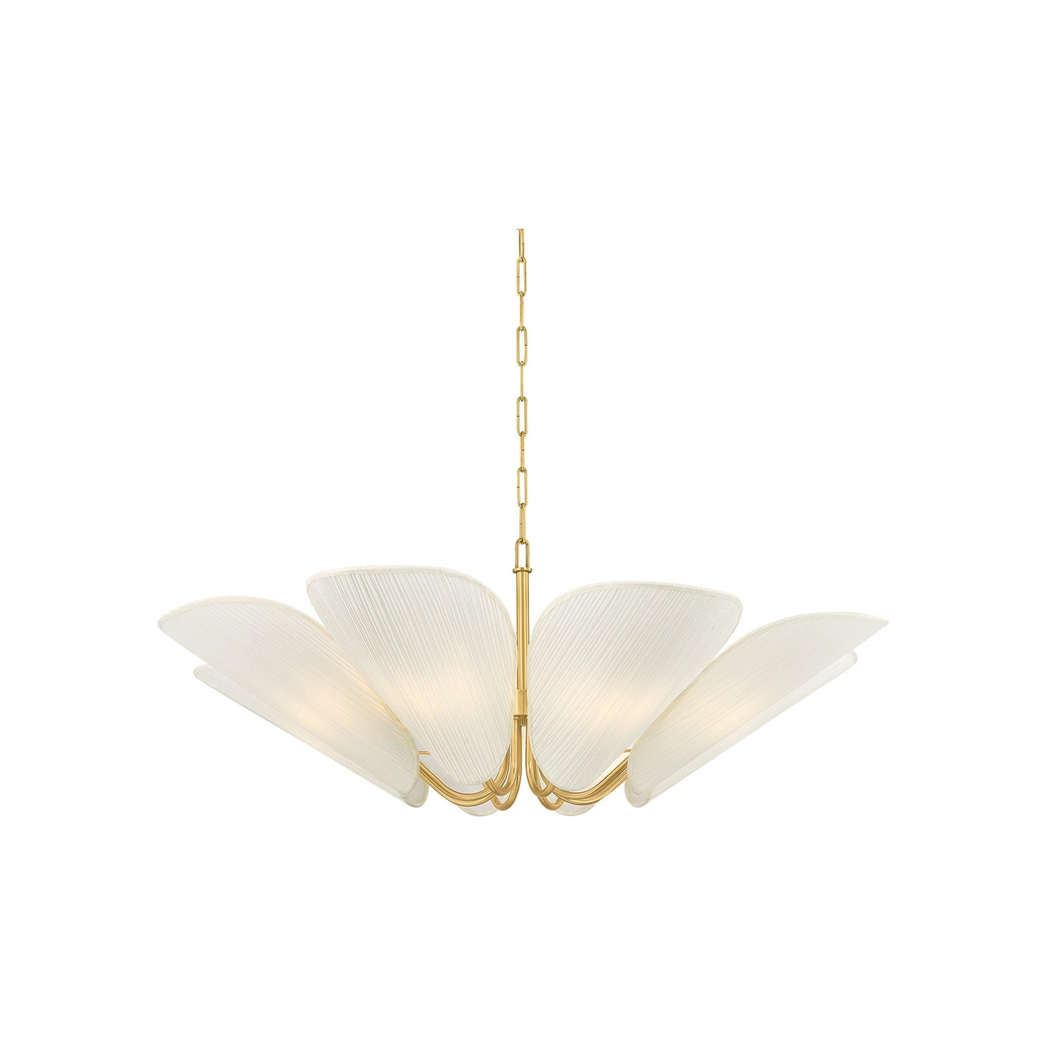 Winifred Chandelier LIGHTING - chandelier Hudson Valley Lighting Aged Brass