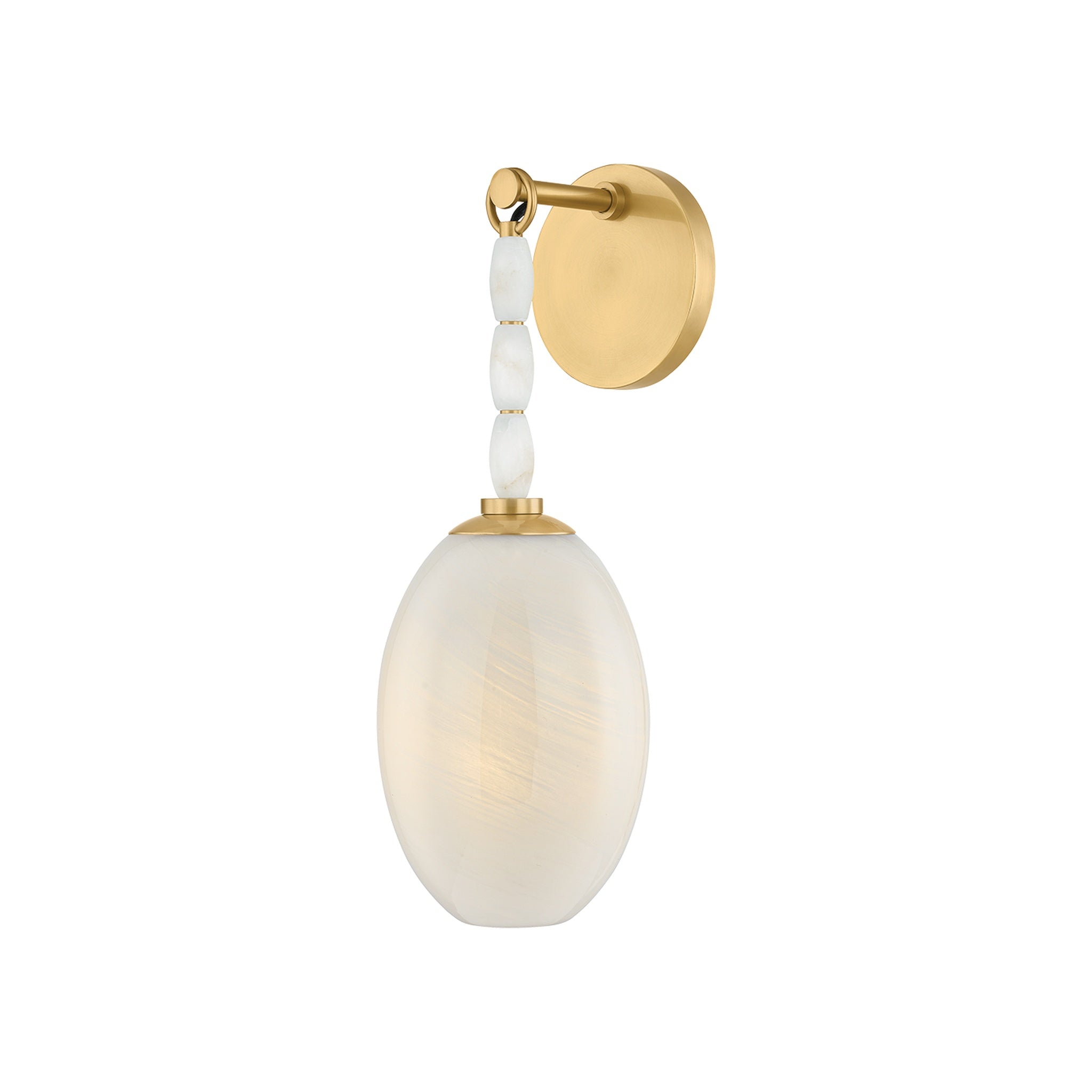 Yolanda Wall Sconce, Aged Brass