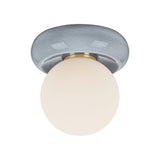 Tyra Flush Mount LIGHTING - flush mount Hudson Valley Lighting Aged Brass