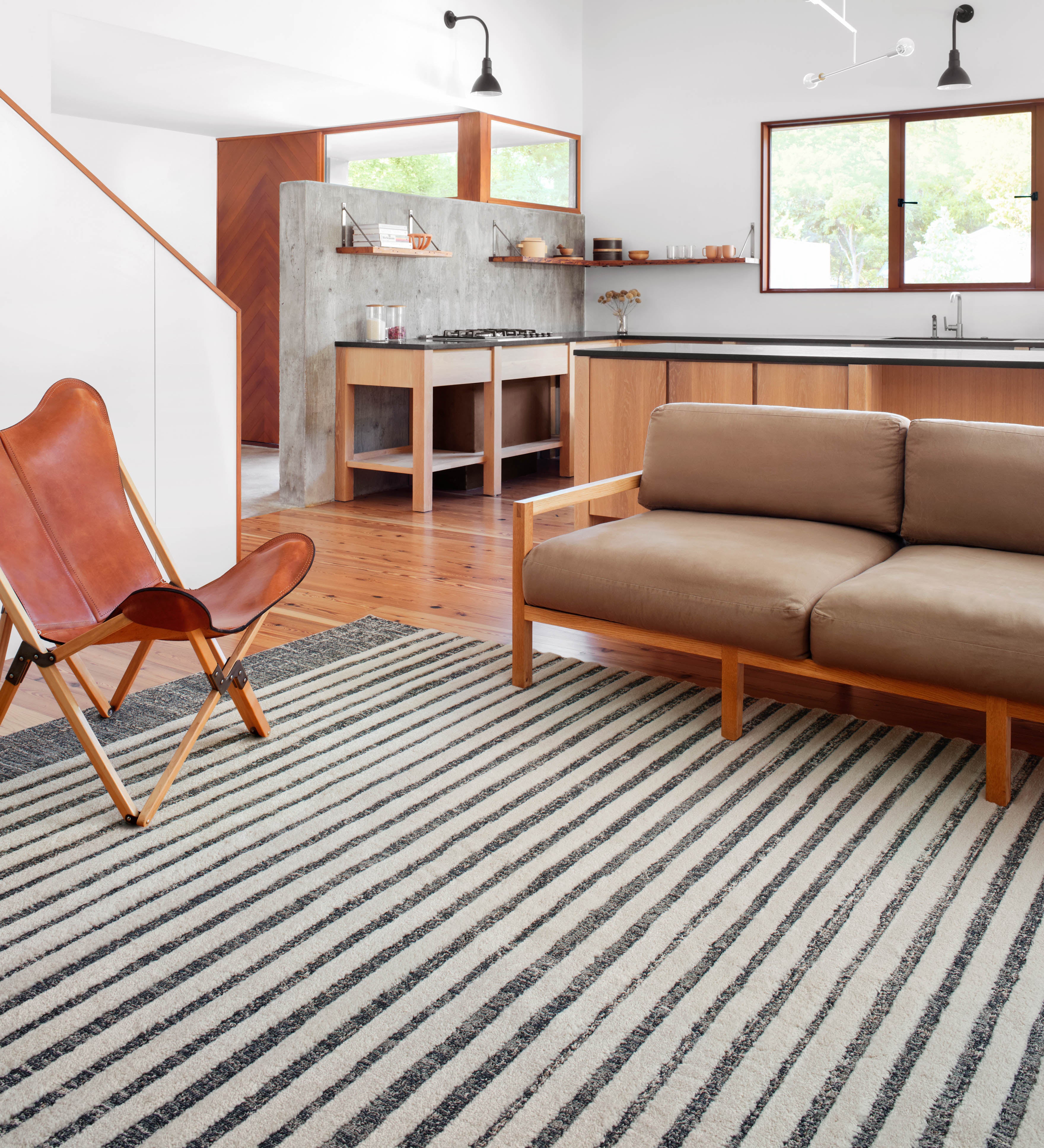 Loloi Hagen White / Ocean Rug