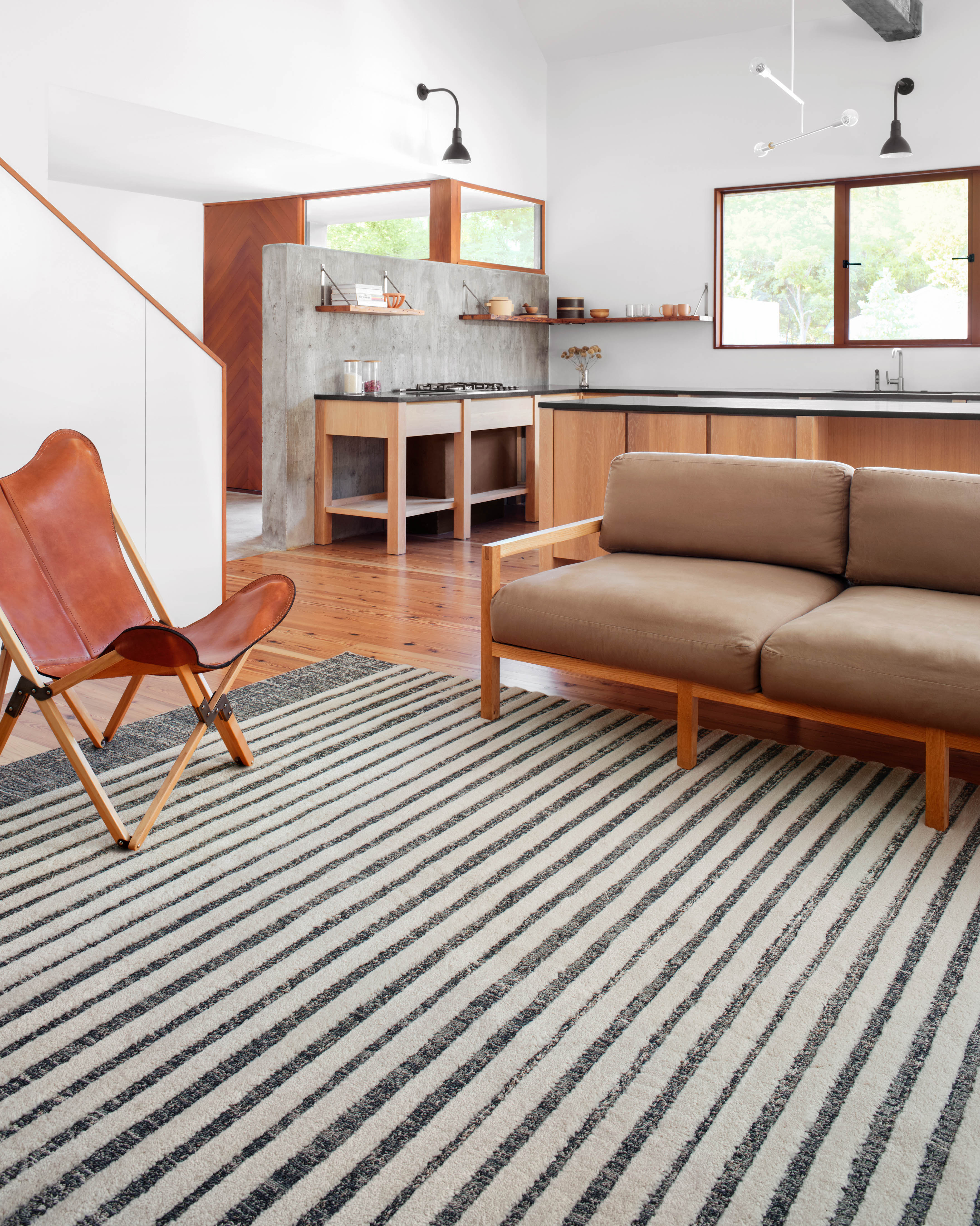 Loloi Hagen White / Ocean Rug Loloi