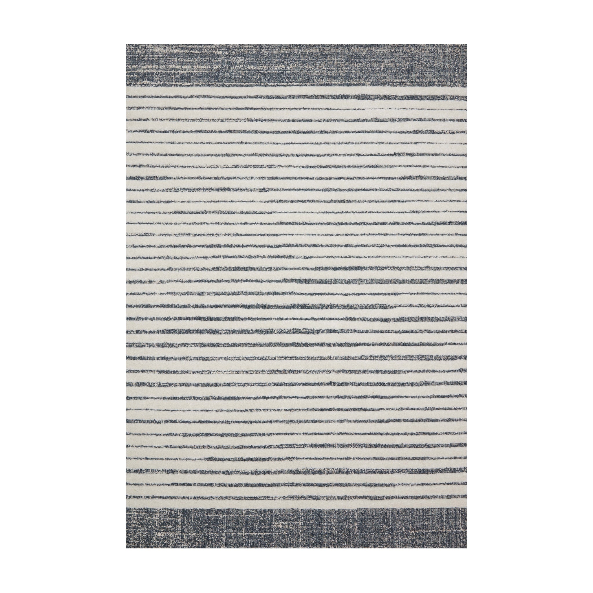 Loloi Hagen White / Ocean Rug, 18" x 18"