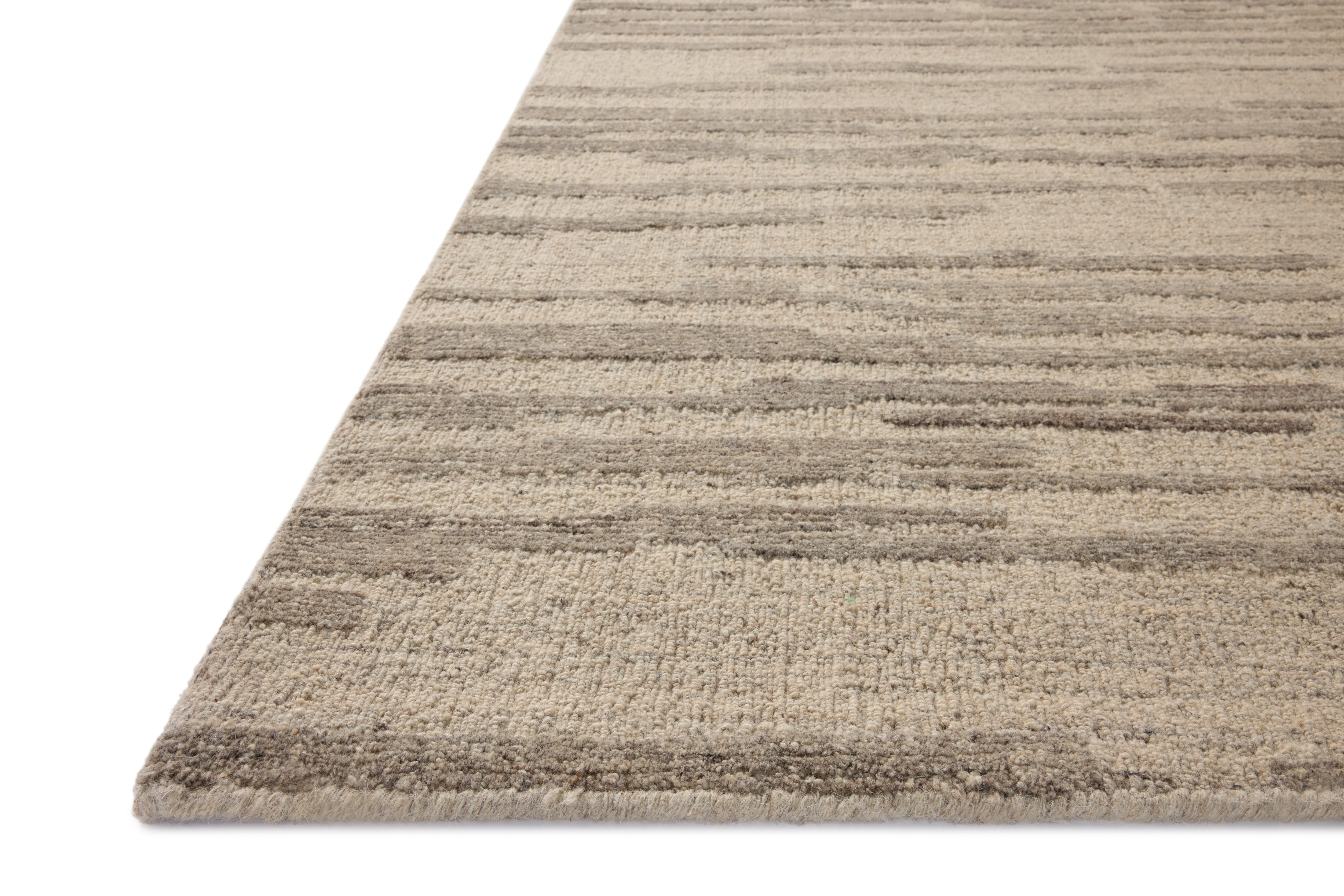 Loloi Hartley Silver / Grey Rug RUGS - wool Loloi 18" x 18" sample