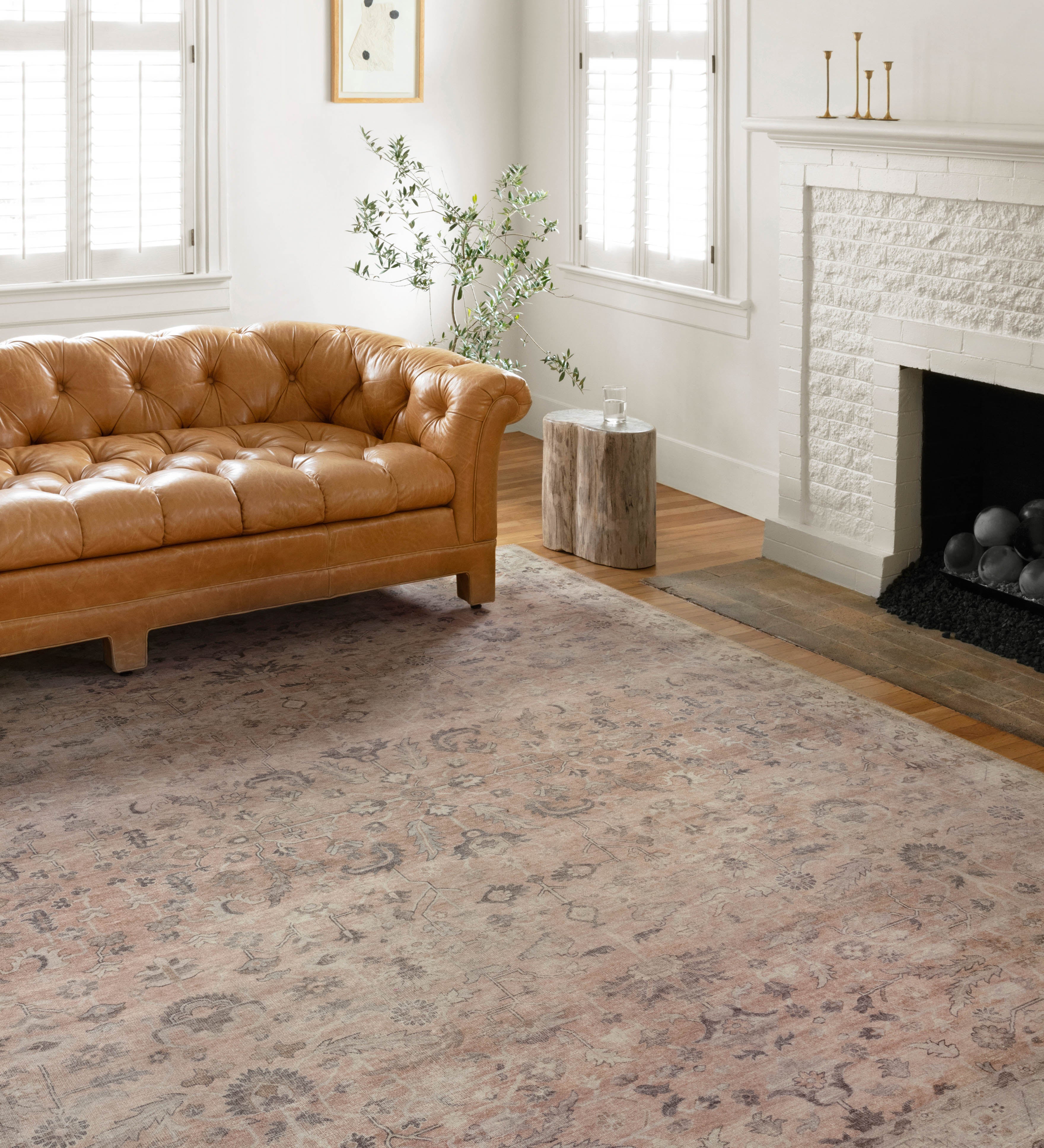 Loloi Hathaway Blush / Multi Rug 1-RUGS - patterned Loloi