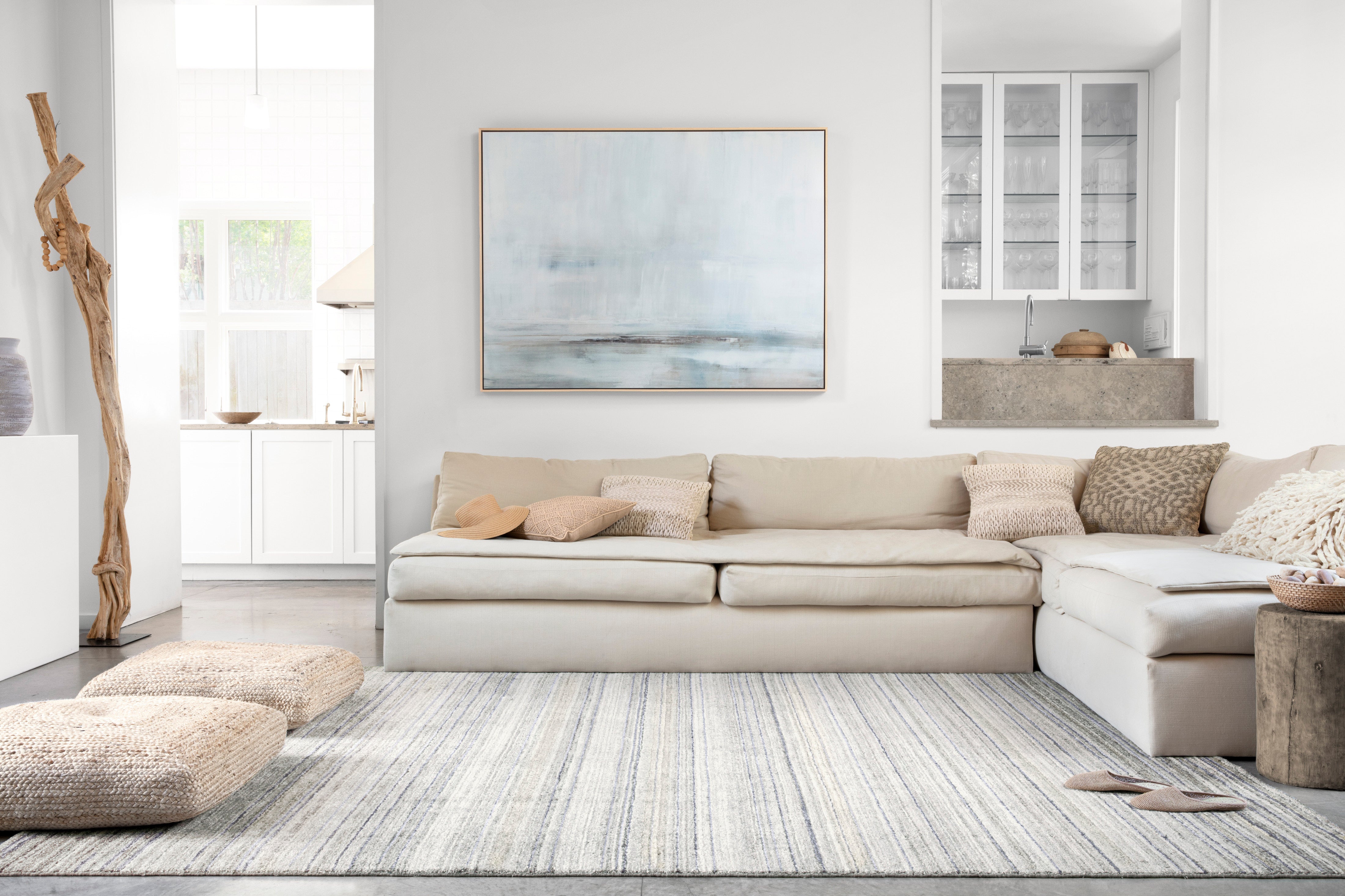 Loloi Haven Silver / Blue Rug Loloi