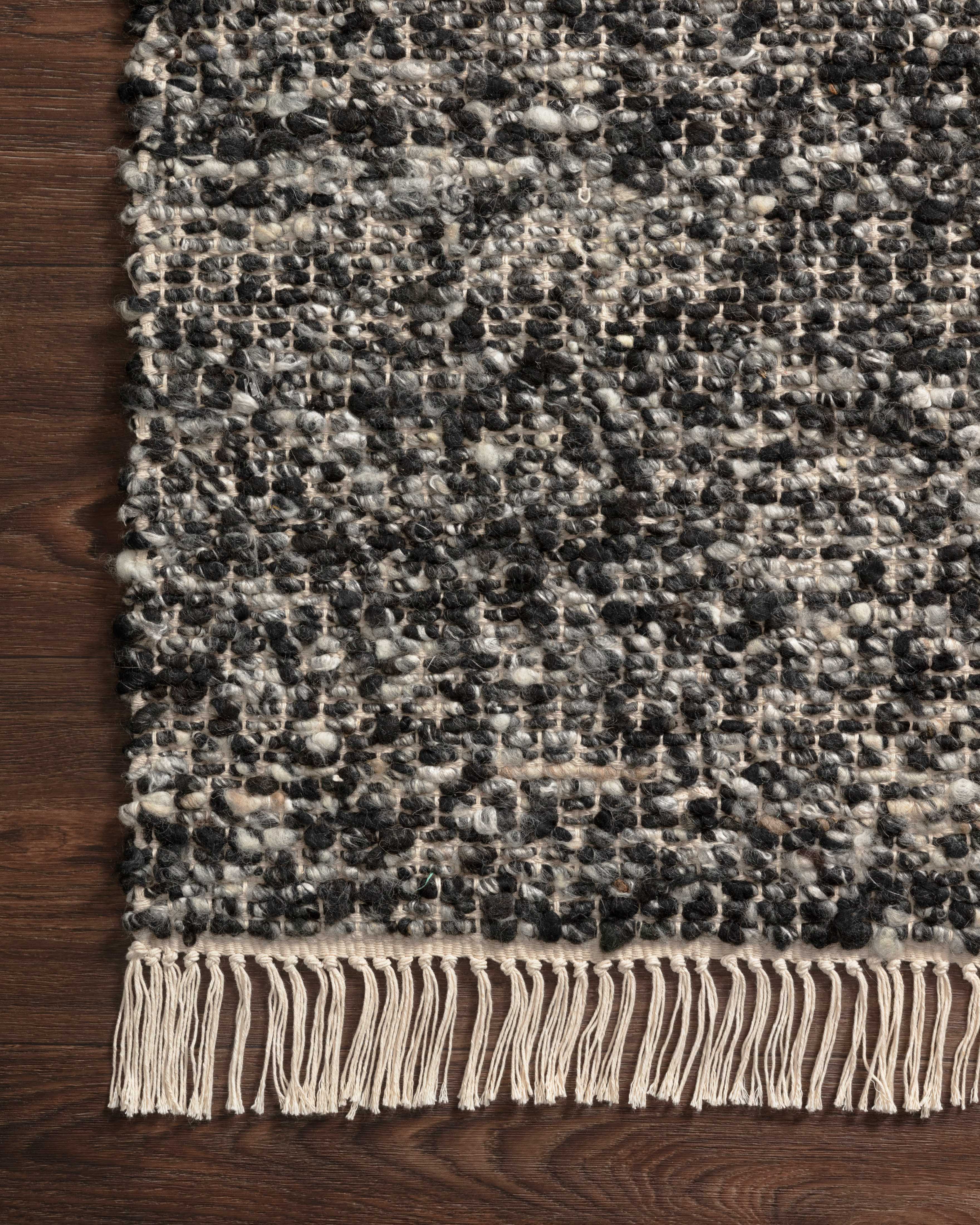 Magnolia Home By Joanna Gaines x Loloi Hayes Onyx / Silver Rug RUGS - wool Loloi
