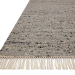 Magnolia Home By Joanna Gaines x Loloi Hayes Silver / Stone Rug RUGS - wool Loloi