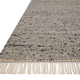 Magnolia Home By Joanna Gaines x Loloi Hayes Silver / Stone Rug RUGS - wool Loloi