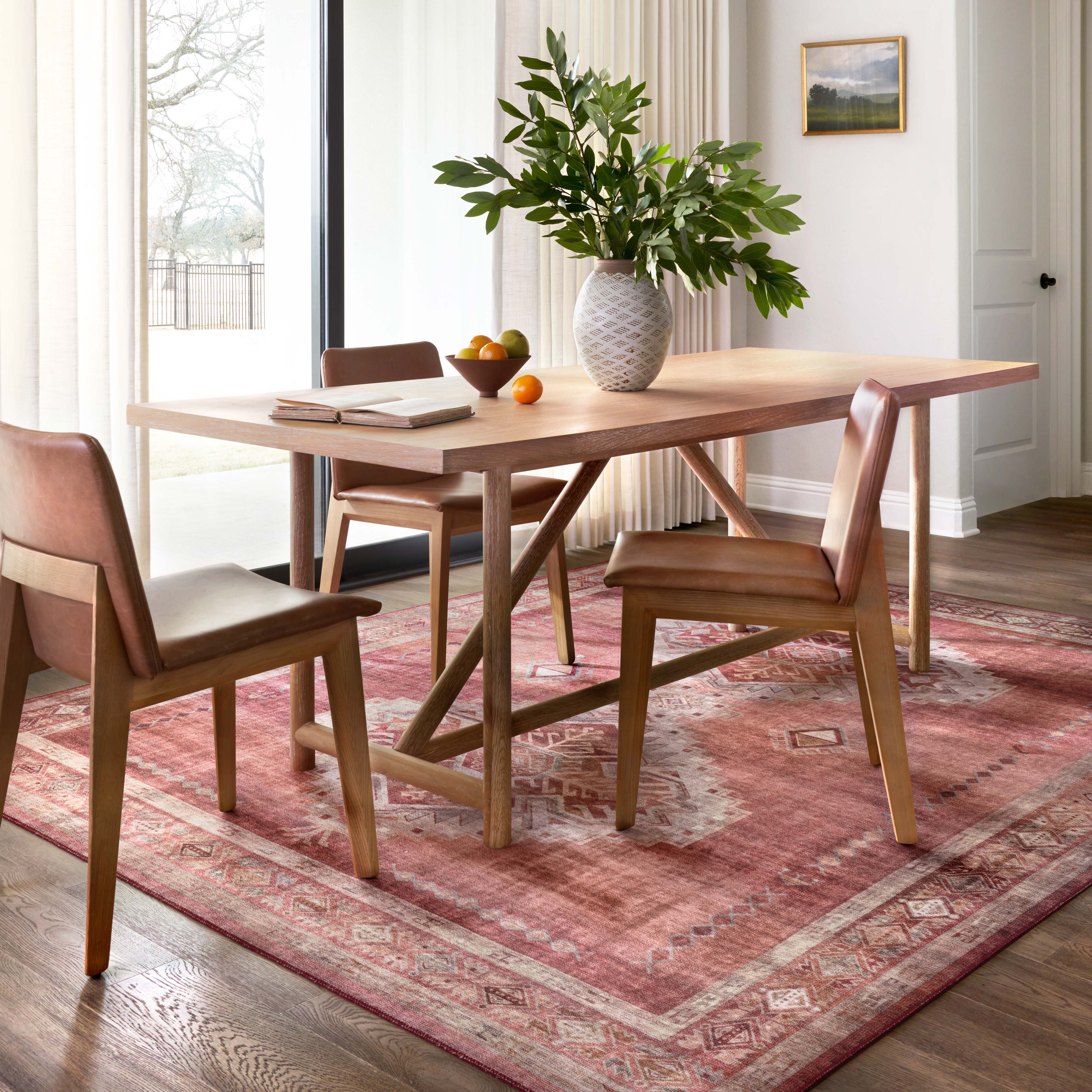Loloi Heidi Sunset / Natural Rug