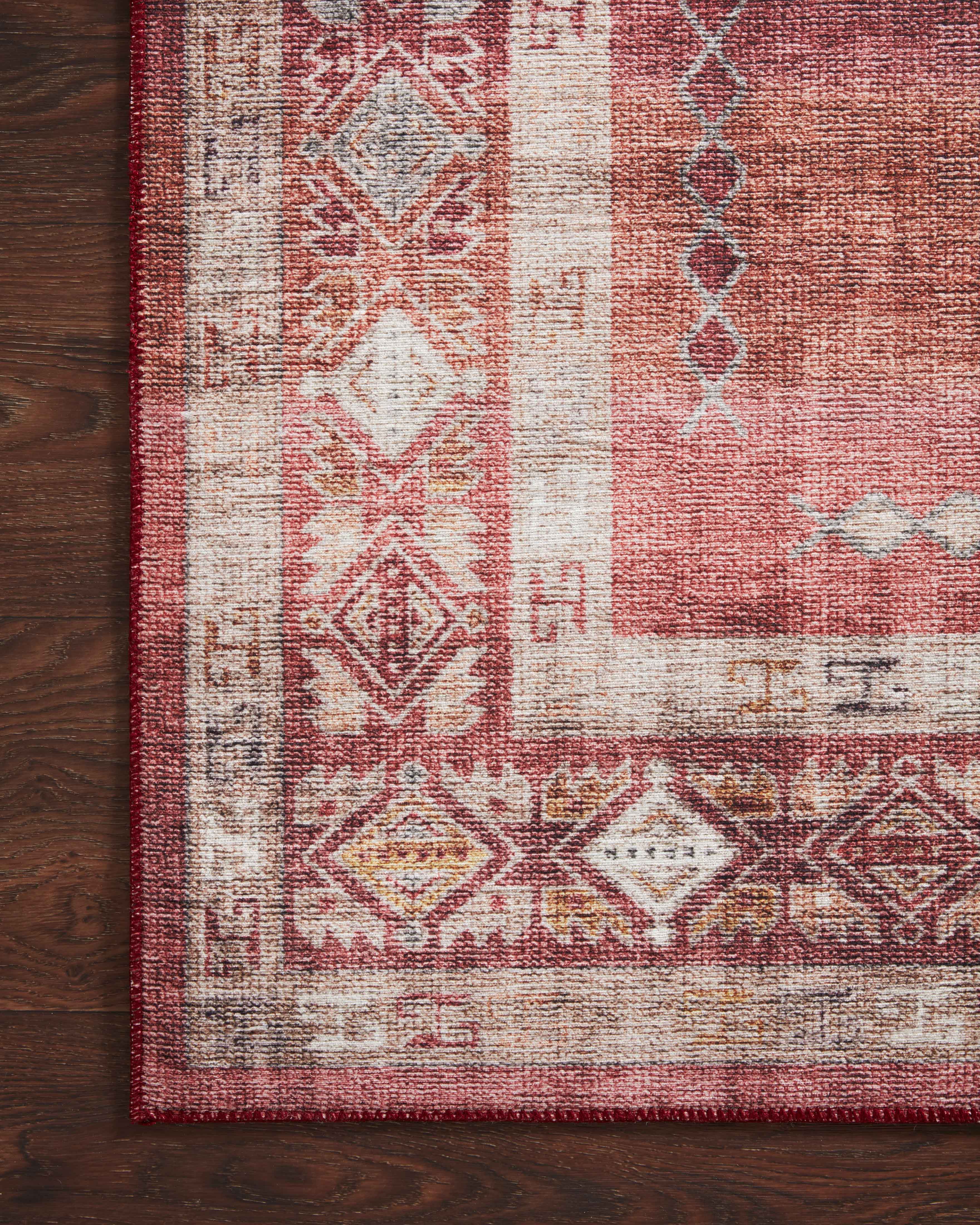 Loloi Heidi Sunset / Natural Rug RUGS - synthetic Loloi