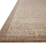 Magnolia Home by Joanna Gaines x Loloi Henley Ivory / Brown Rug RUGS - wool Loloi 18" x 18" sample