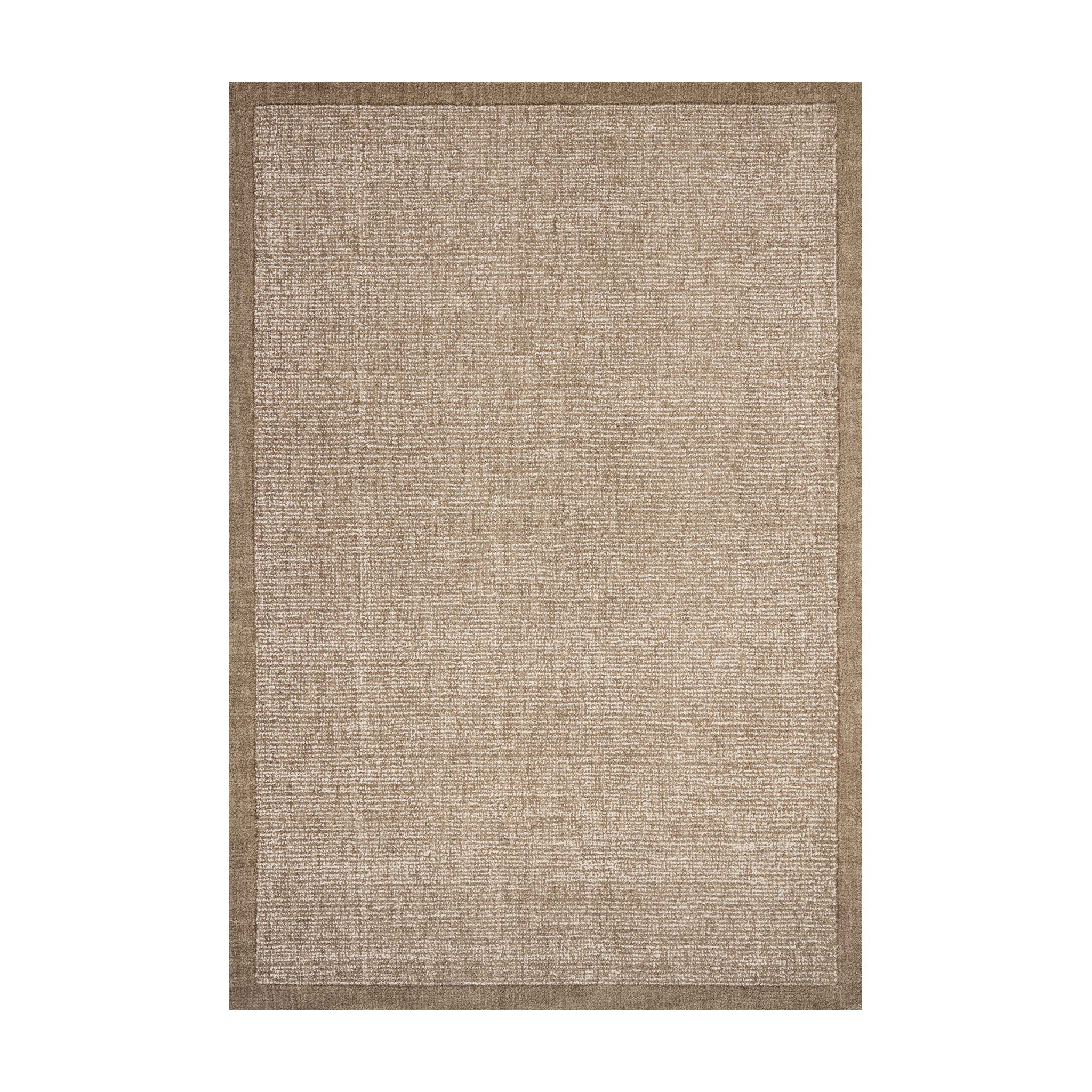 Joanna Gaines x Loloi Henley Ivory / Brown Rug, 18" x 18"